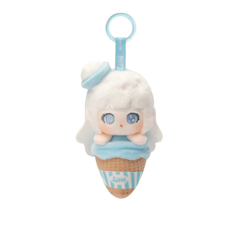  【NEW】TNTSPACE Liita Rainbow Cone Series Plush Keychain、mySite、greenlandpopulation