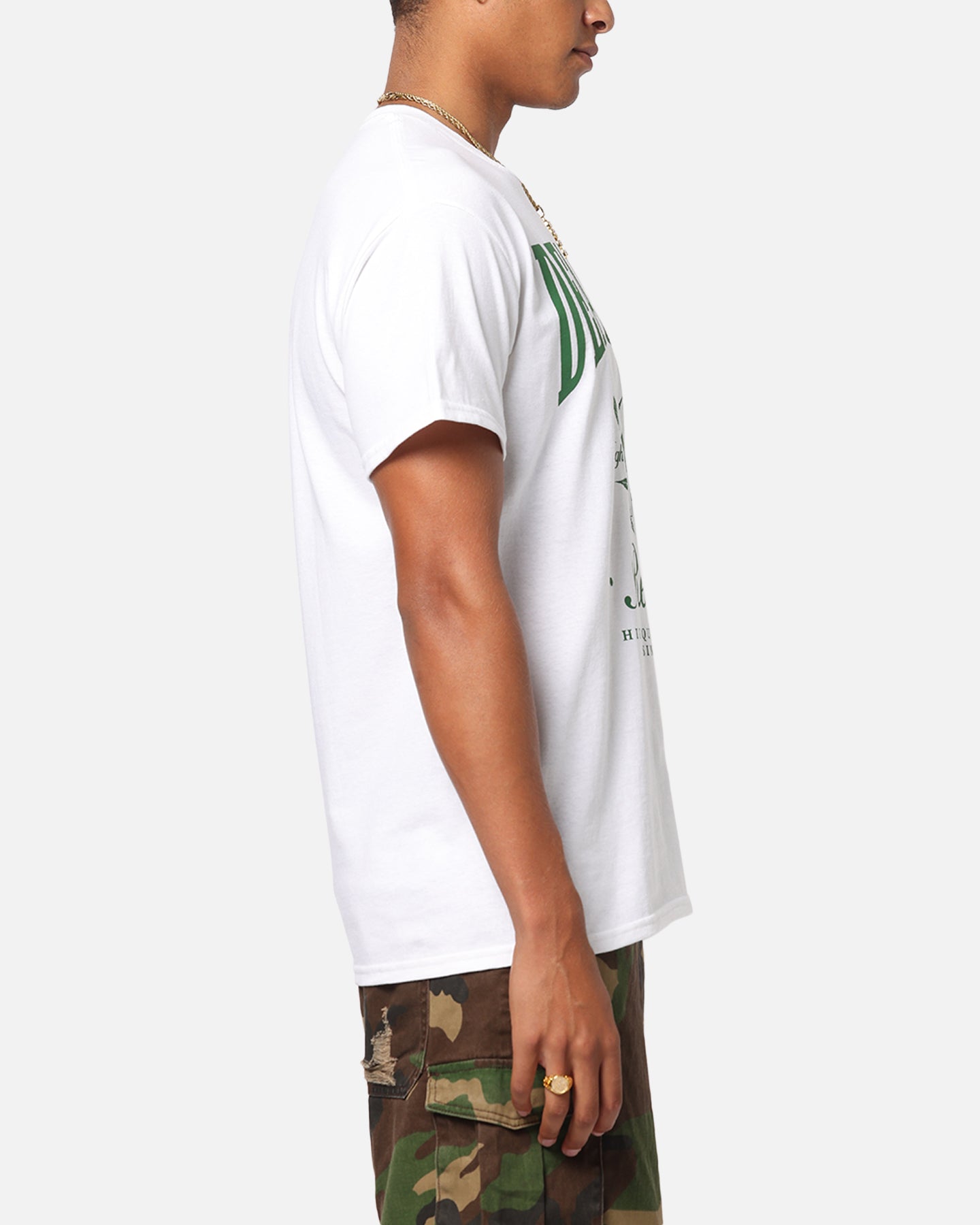 Deathrow Records High Life T-Shirt White、mySite、zt4zffjzw