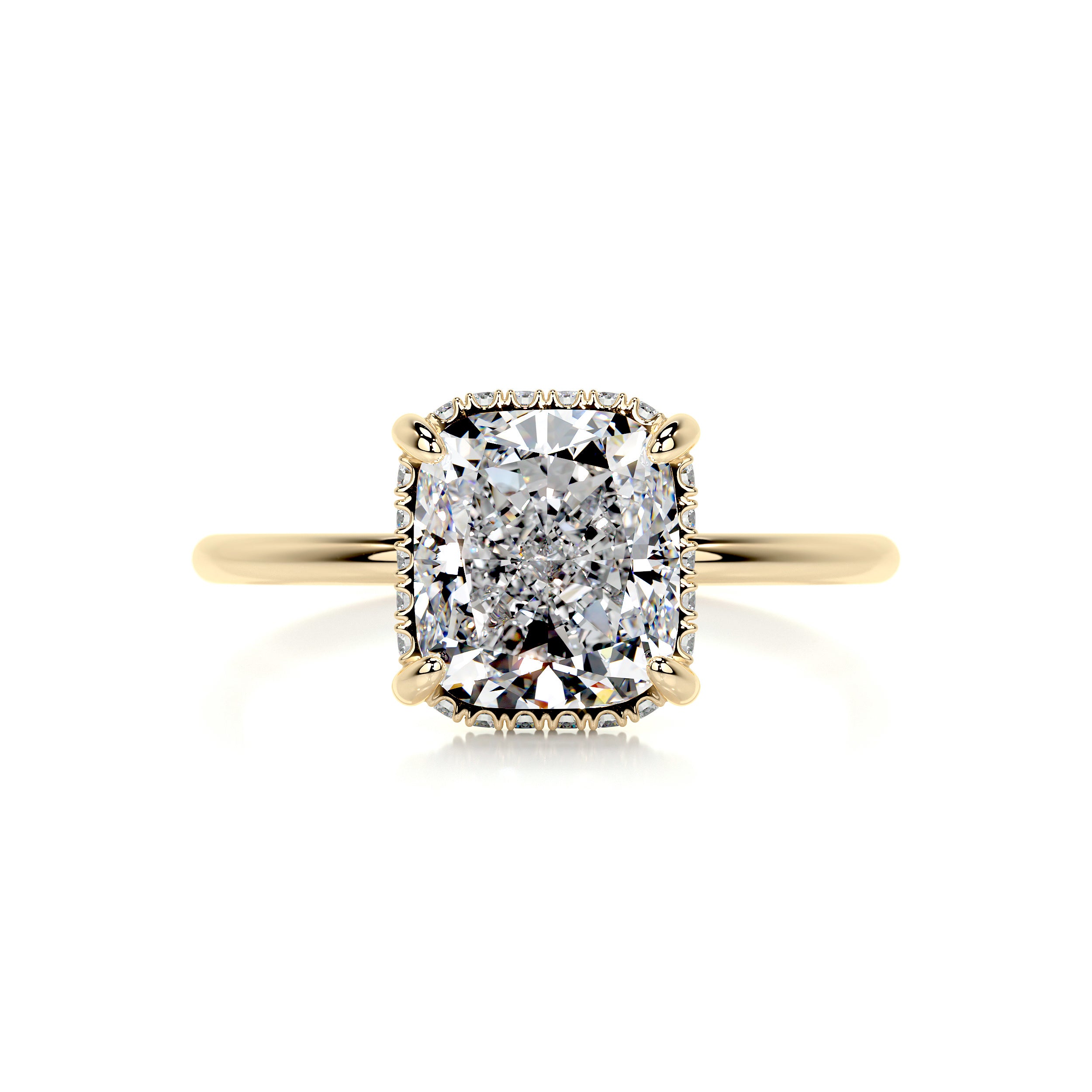 Priscilla Diamond Engagement Ring -18K Yellow Gold、mySite、hinf8tx79