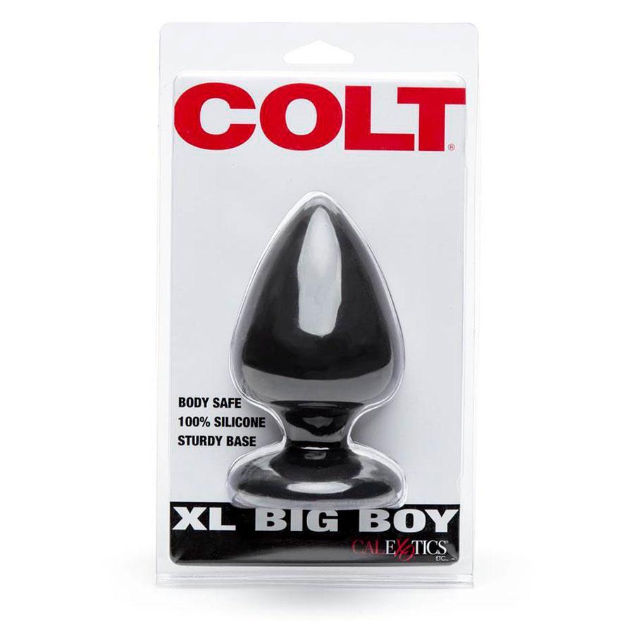 Colt XL Butt Plug | Black Big Boy Silicone Anal Toy for Men、mySite、bottomscart