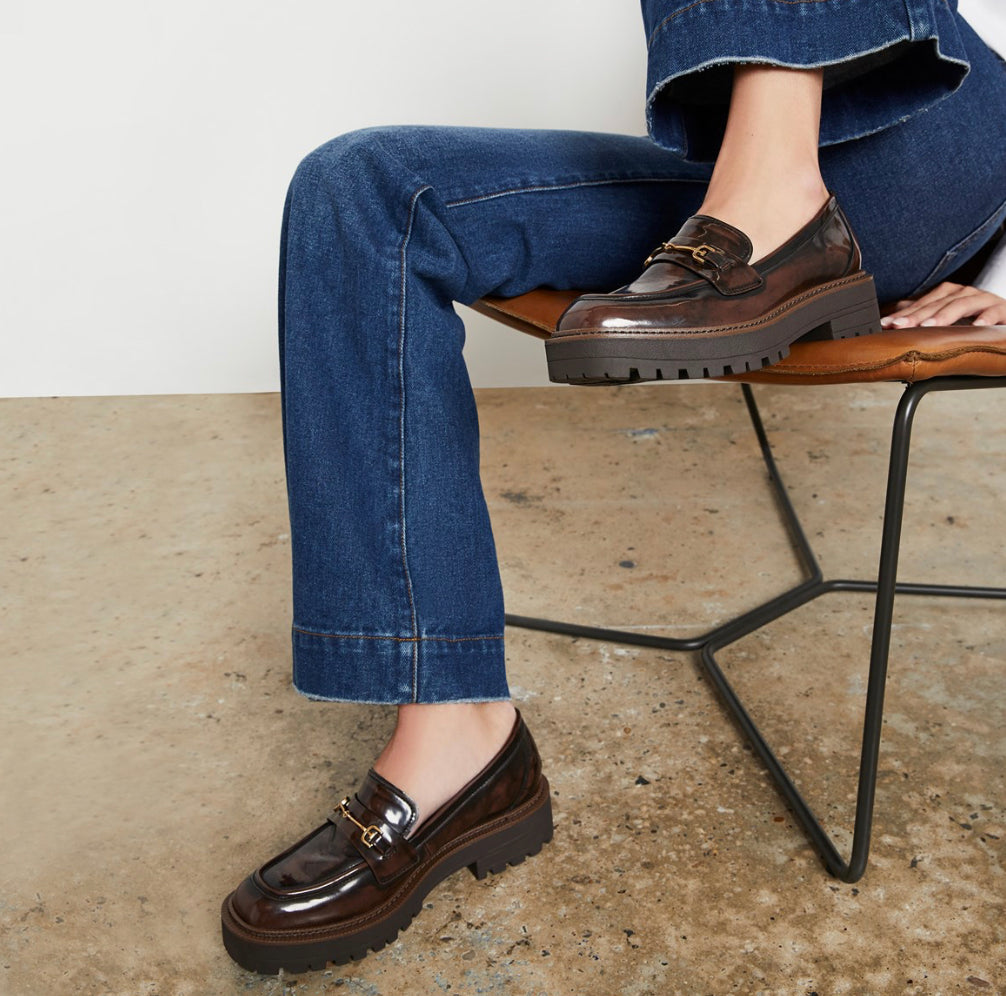 Sam Edelman Laurs Chestnut Loafers、mySite、garagedoors4me