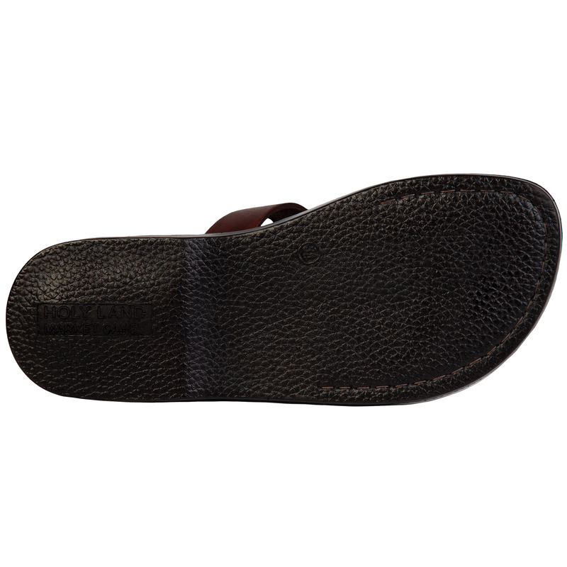  Holy Land Market Men/Women Biblical Jesus Leather Sandals/Slides From Jerusalem (Shepherd's Field IV)、mySite、elrpsem3k