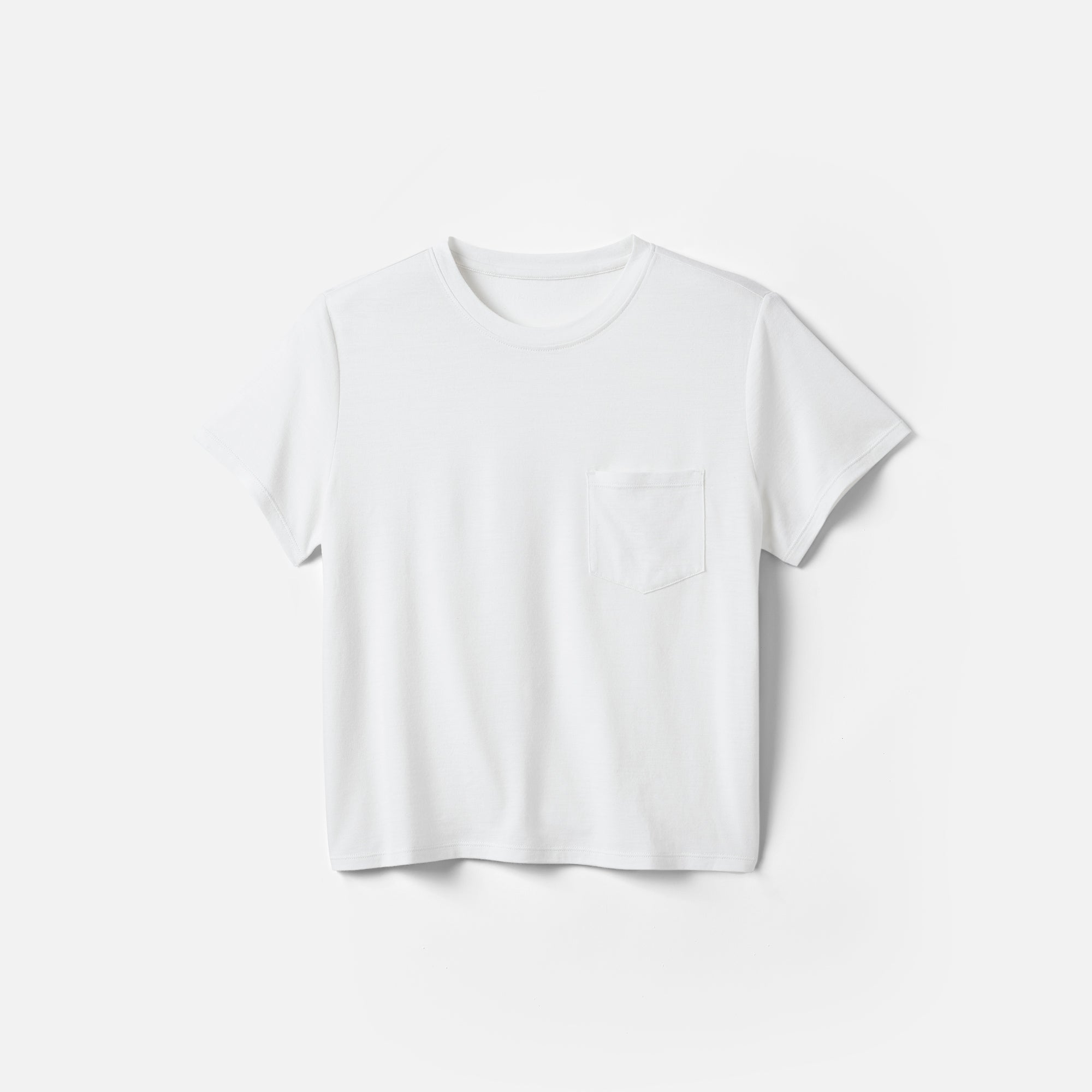 Women's Merino Boxy Pocket Tee、mySite、noshort