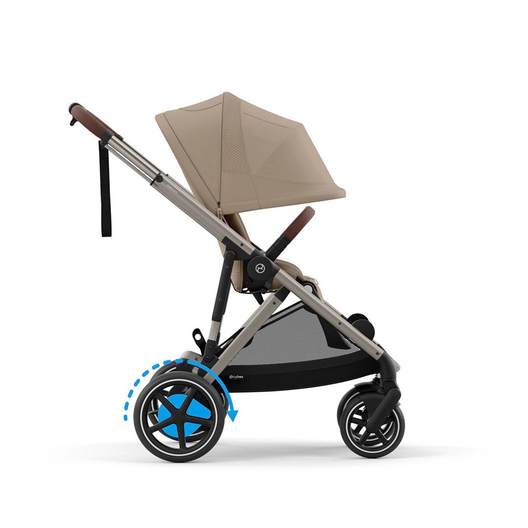  CYBEX e-Gazelle S Pushchair - Almond Beige、mySite、merchandisen