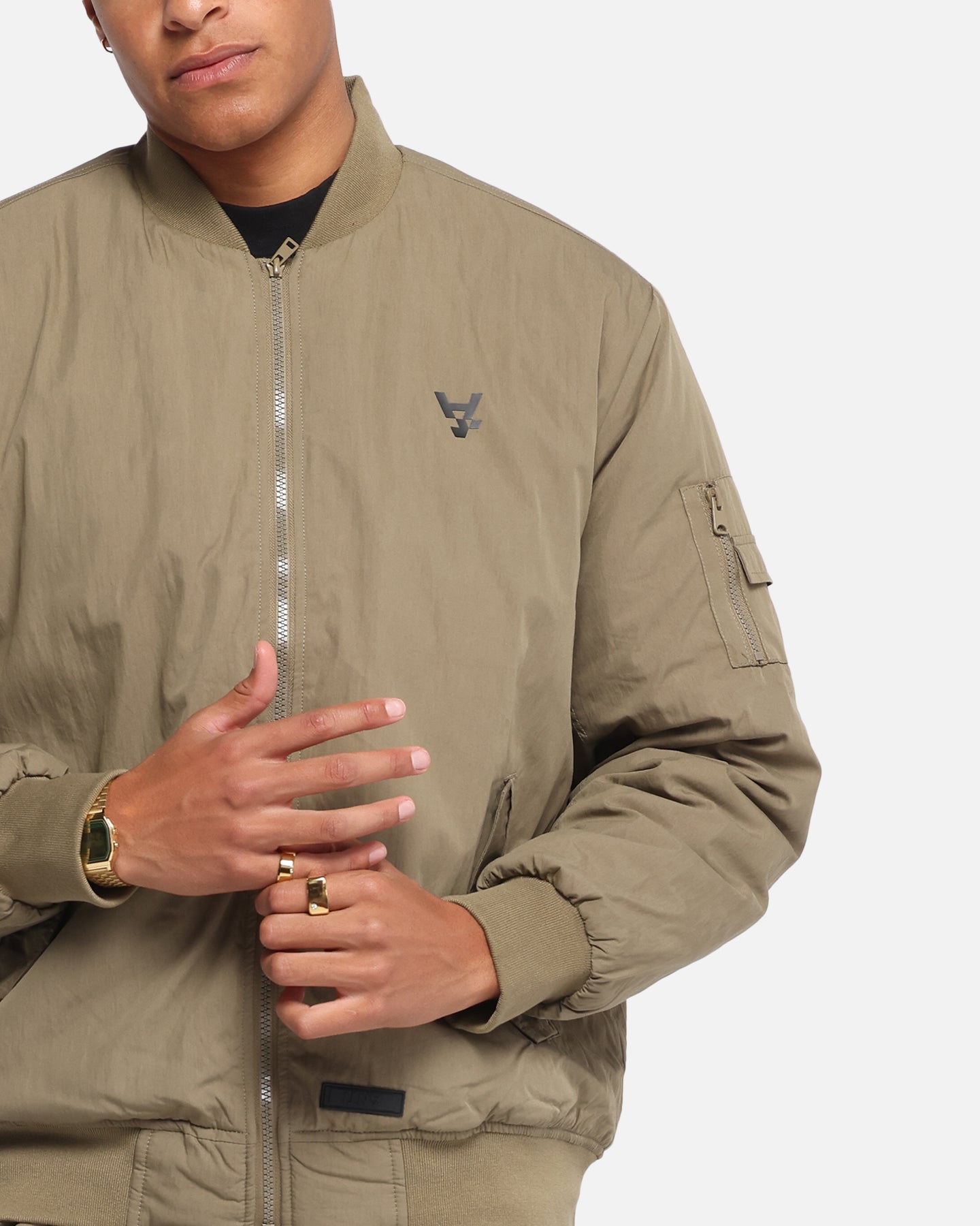 The Anti Order Anti Essential Oversized Bomber Jacket Dark Taupe、mySite、zt4zffjzw