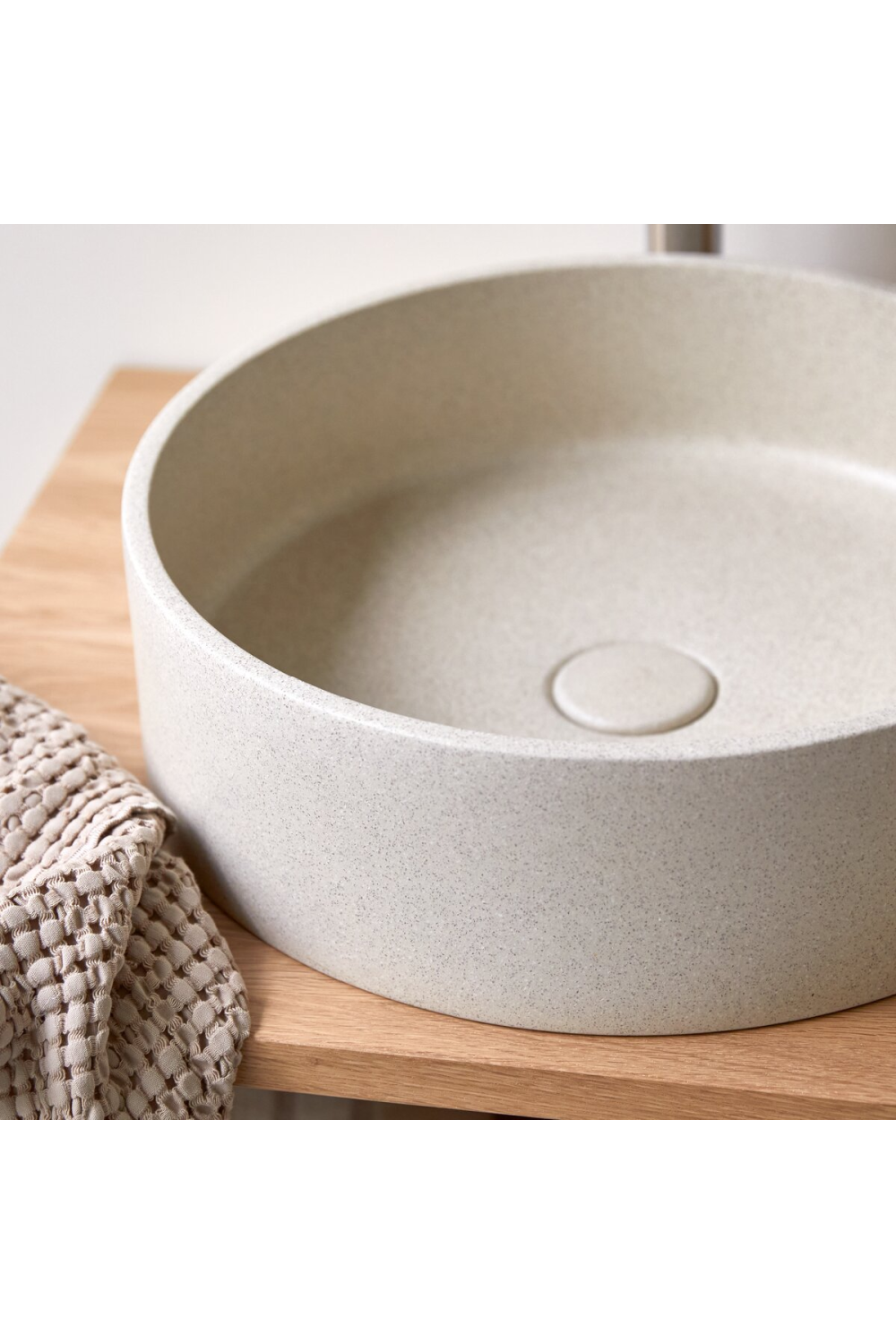 Round Concrete Bathroom Sink | Tikamoon Gina、mySite、neckold