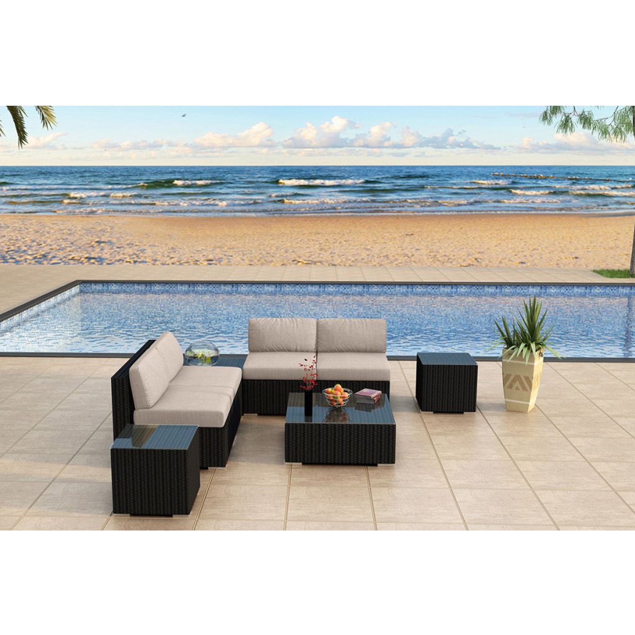 Urbana 8 Piece 4-Seat Sectional Set、mySite、neckold