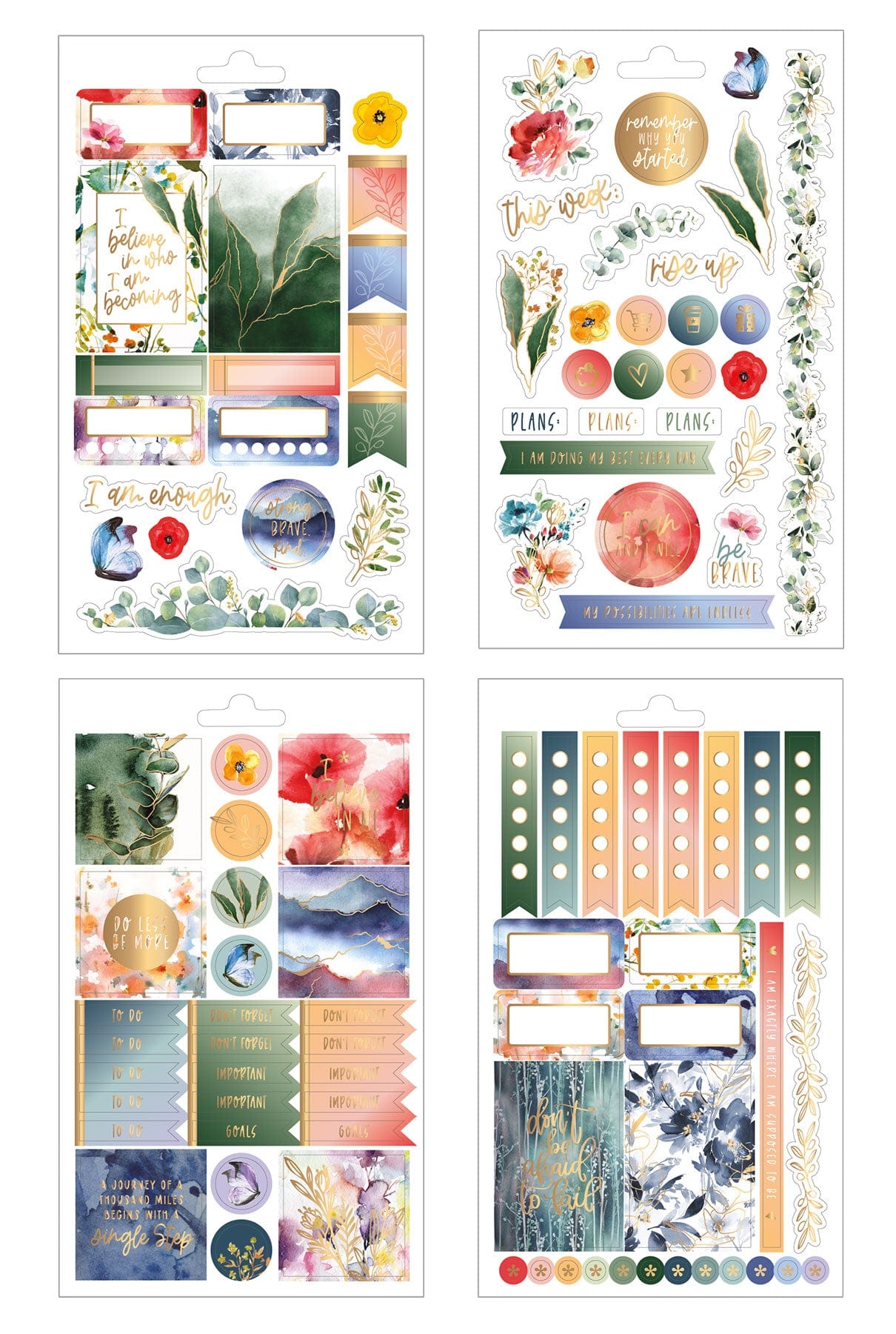  Planner Stickers - Green Leaves、mySite、ghnorth