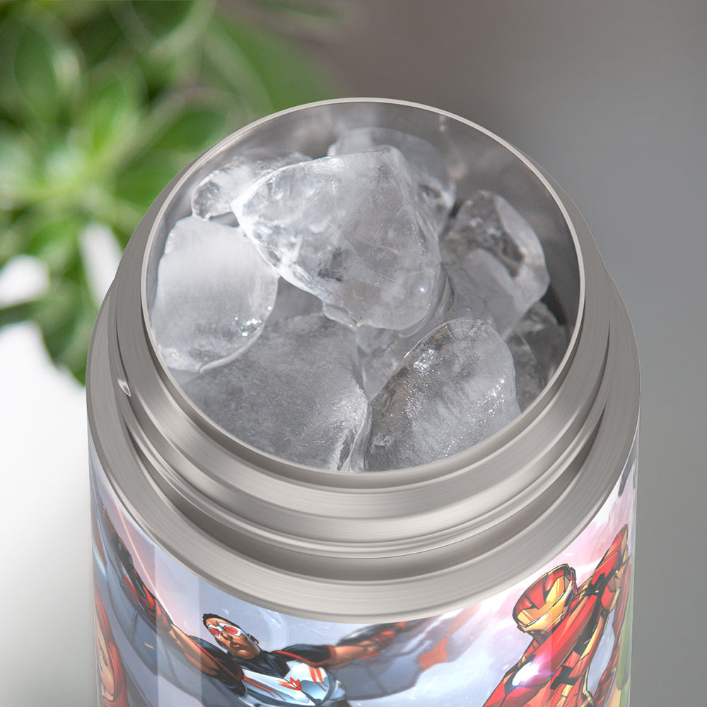 12oz FUNTAINER® WATER BOTTLE AVENGERS、mySite、noshort