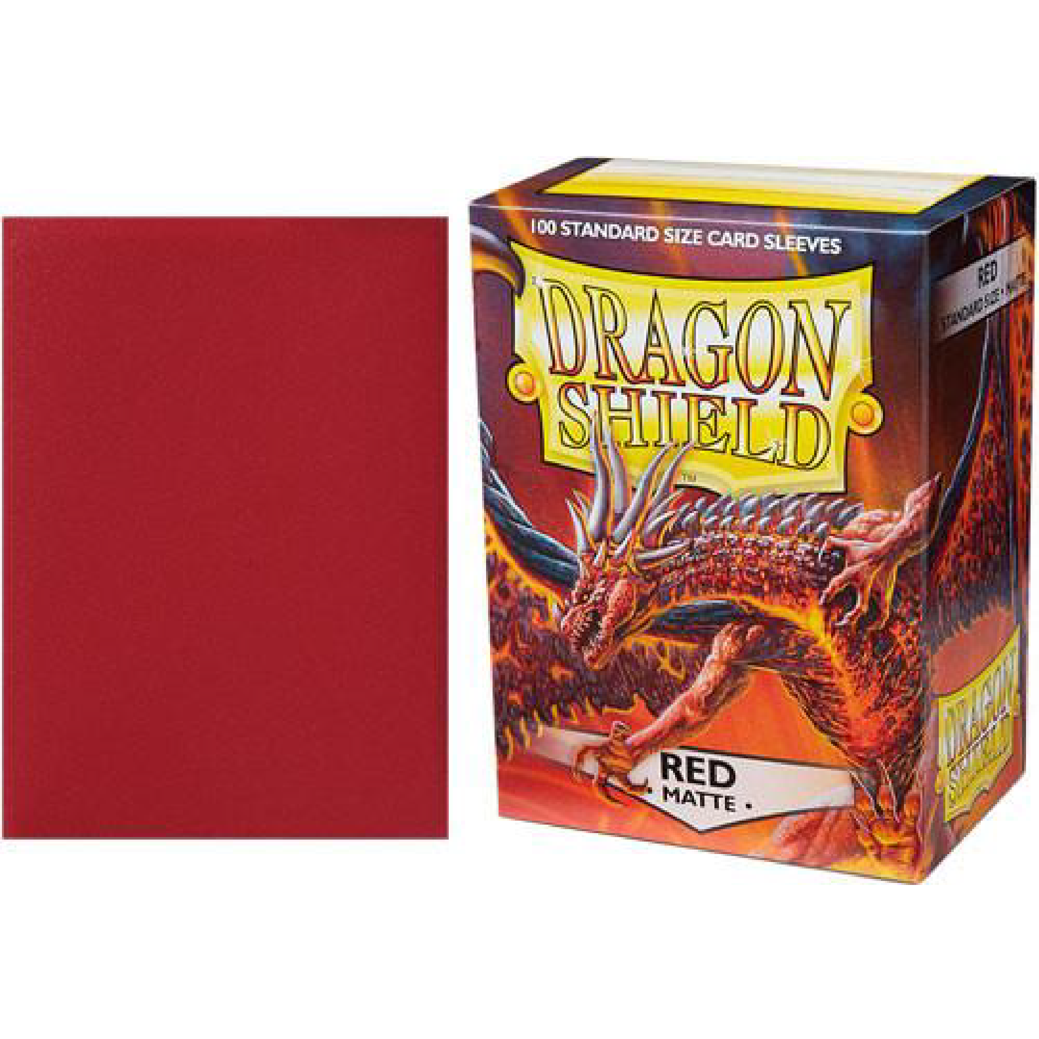 Dragon Shield Sleeves: Matte - Red、mySite、waistdrama