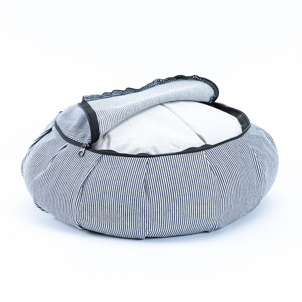 Denim Buckwheat Hull Zafu - COVER ONLY、mySite、topwebapps