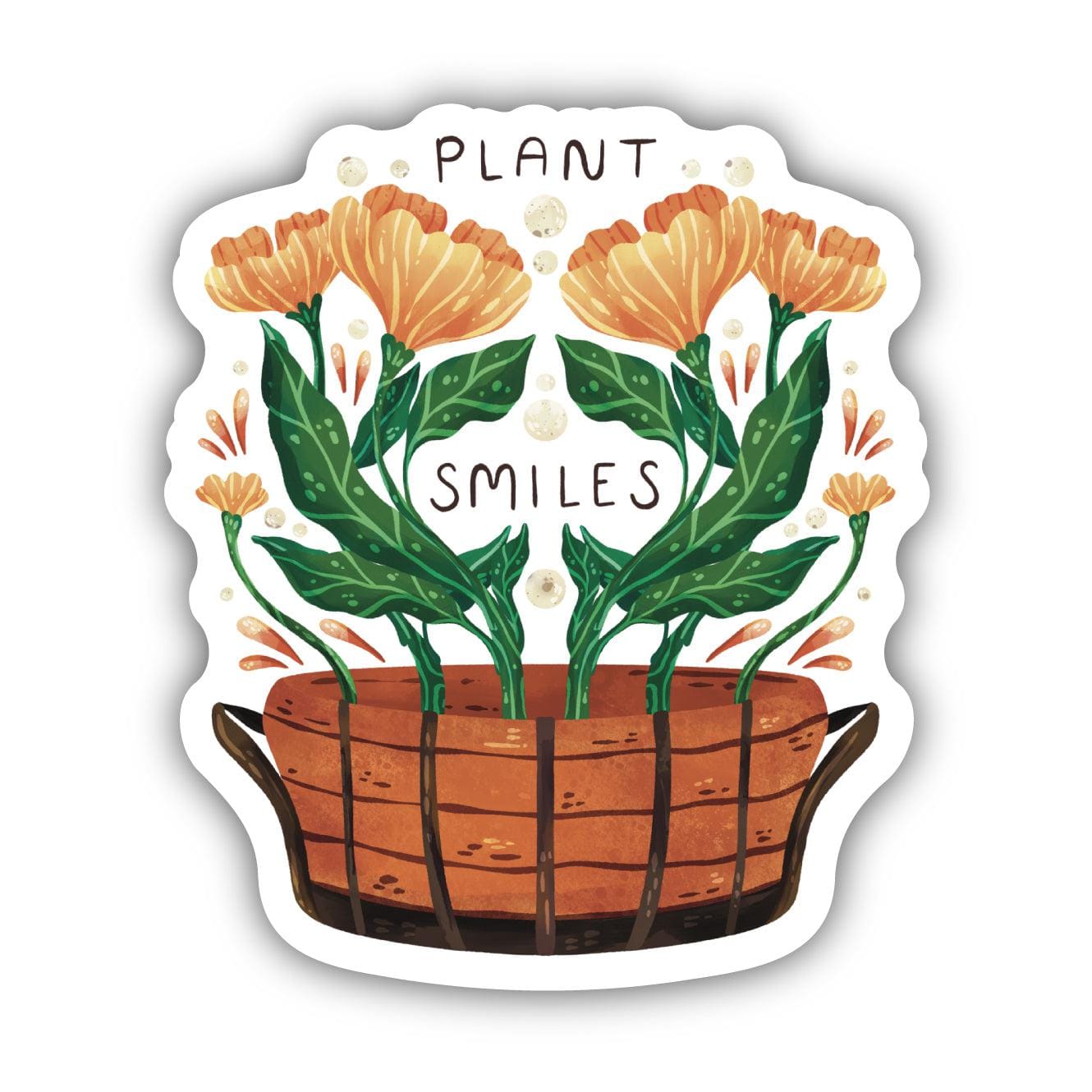  Plant Smiles Garden Sticker、mySite、ghnorth