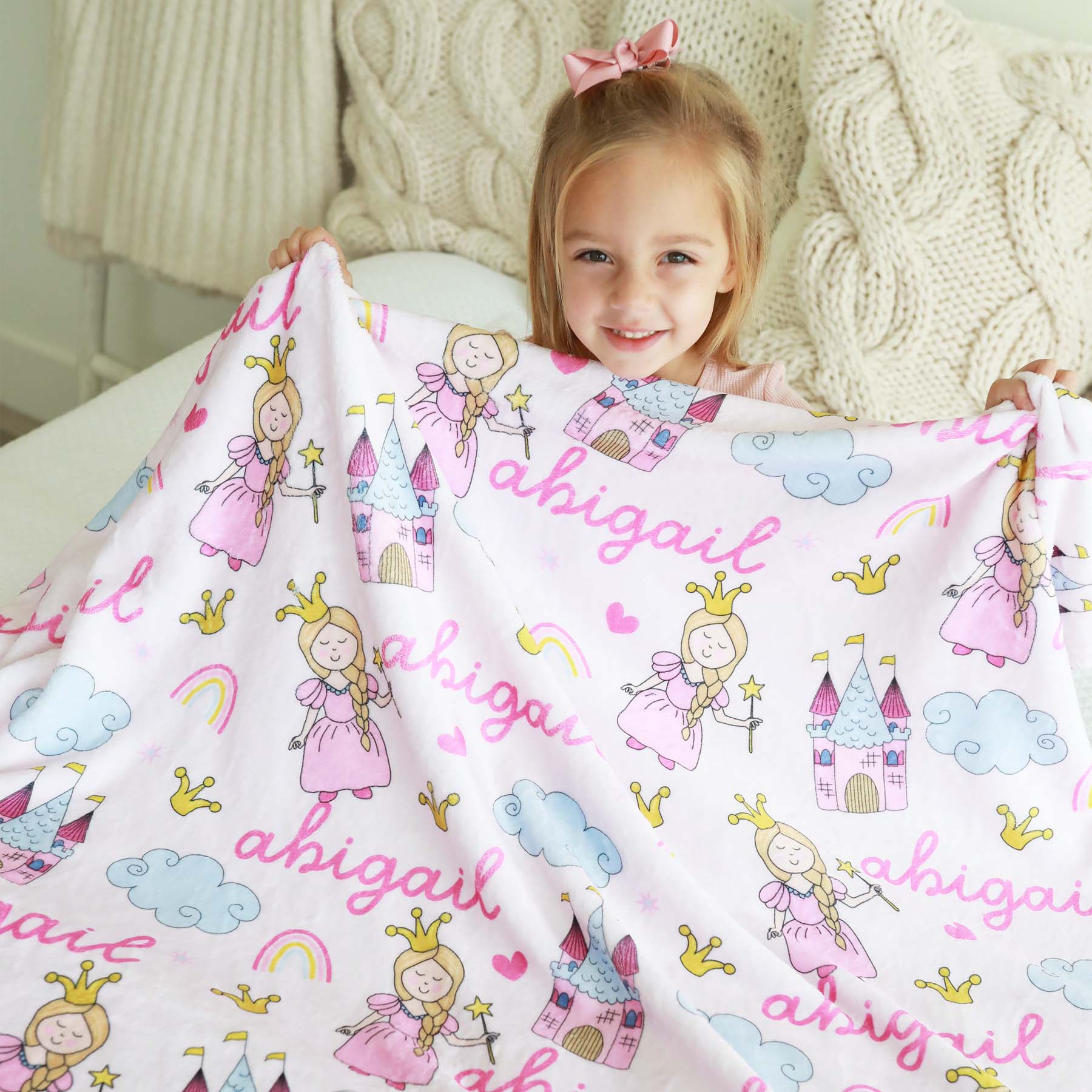  Once Upon A Time Personalized Kids Blanket、mySite、layawaytickets
