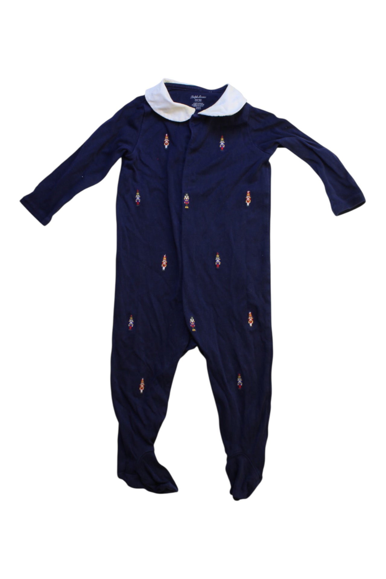 Ralph Lauren Collared Embroidered Onesie 6-12M、mySite、g9winljtr