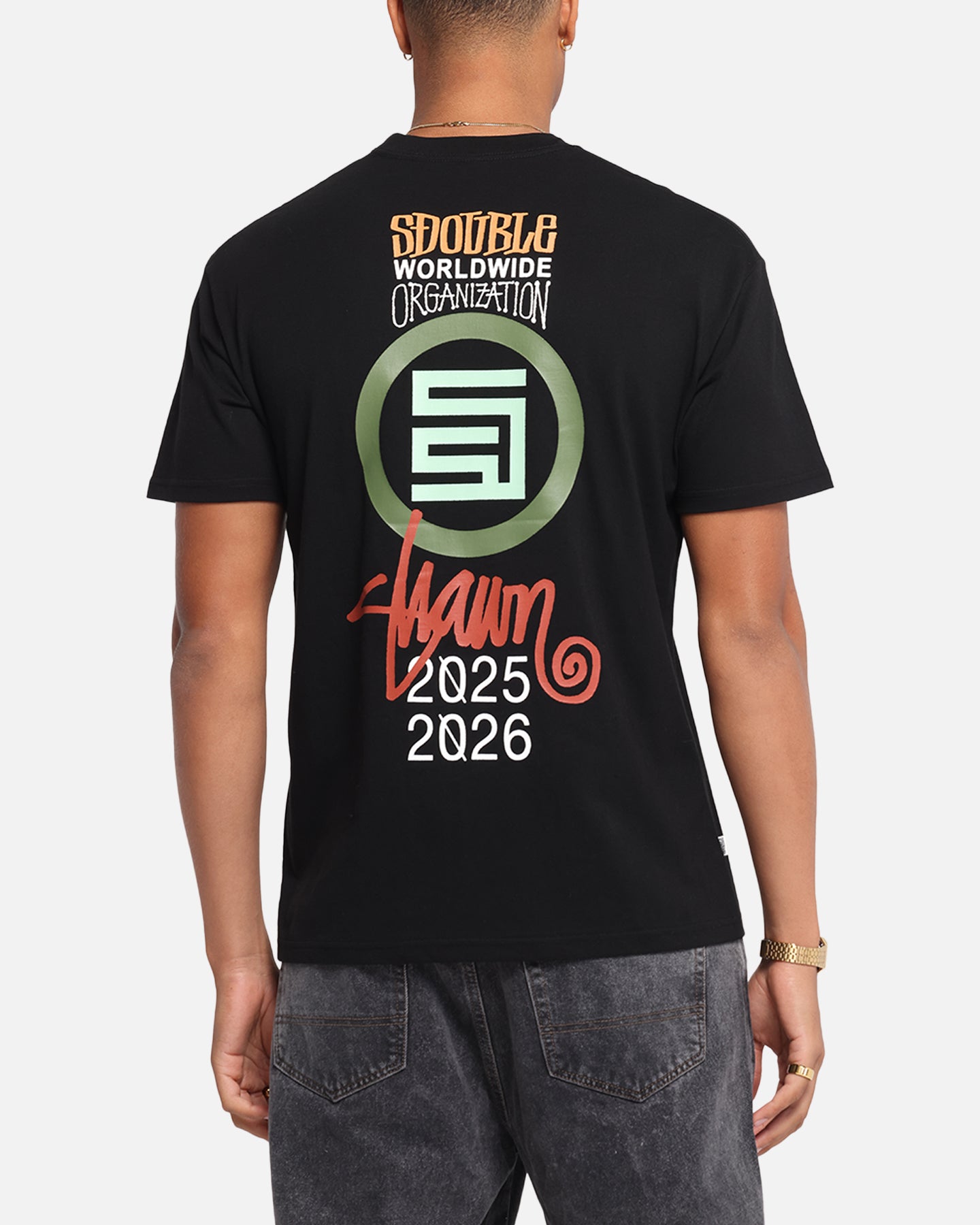 S Double 25/26 T-Shirt Black、mySite、zt4zffjzw