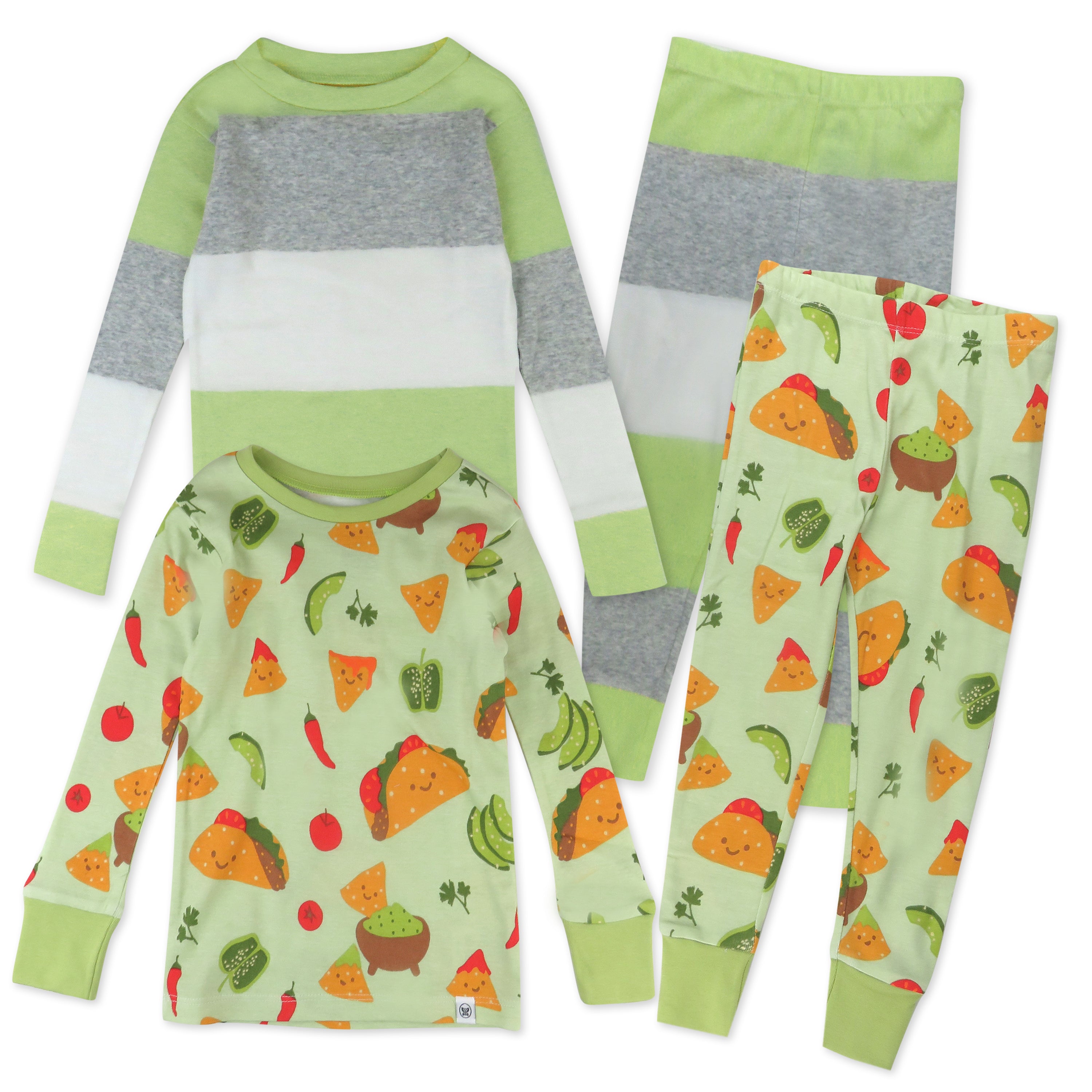  4-Piece Long Sleeve PJ Set、mySite、layawaytickets