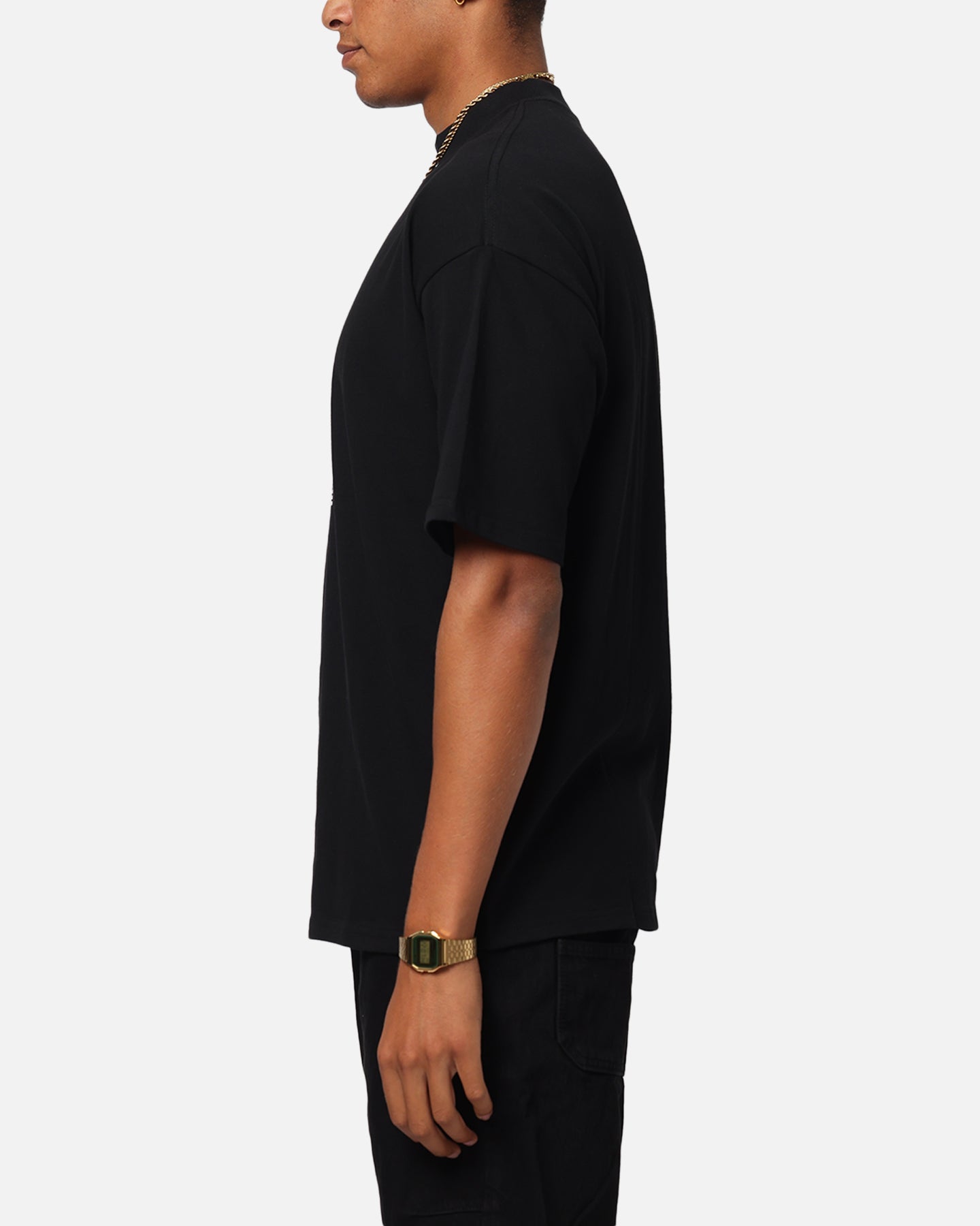 Carre Die Mock Neck T-Shirt Black、mySite、zt4zffjzw