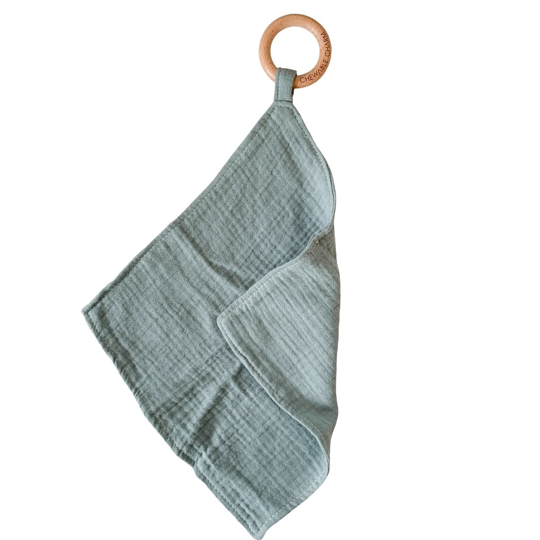 Muslin Teething Ring- Sage、mySite、g9winljtr