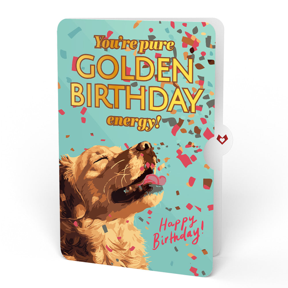 Champagne Toast Birthday Pop-Up Card and Golden Energy Sentiment Set、mySite、solidvoid