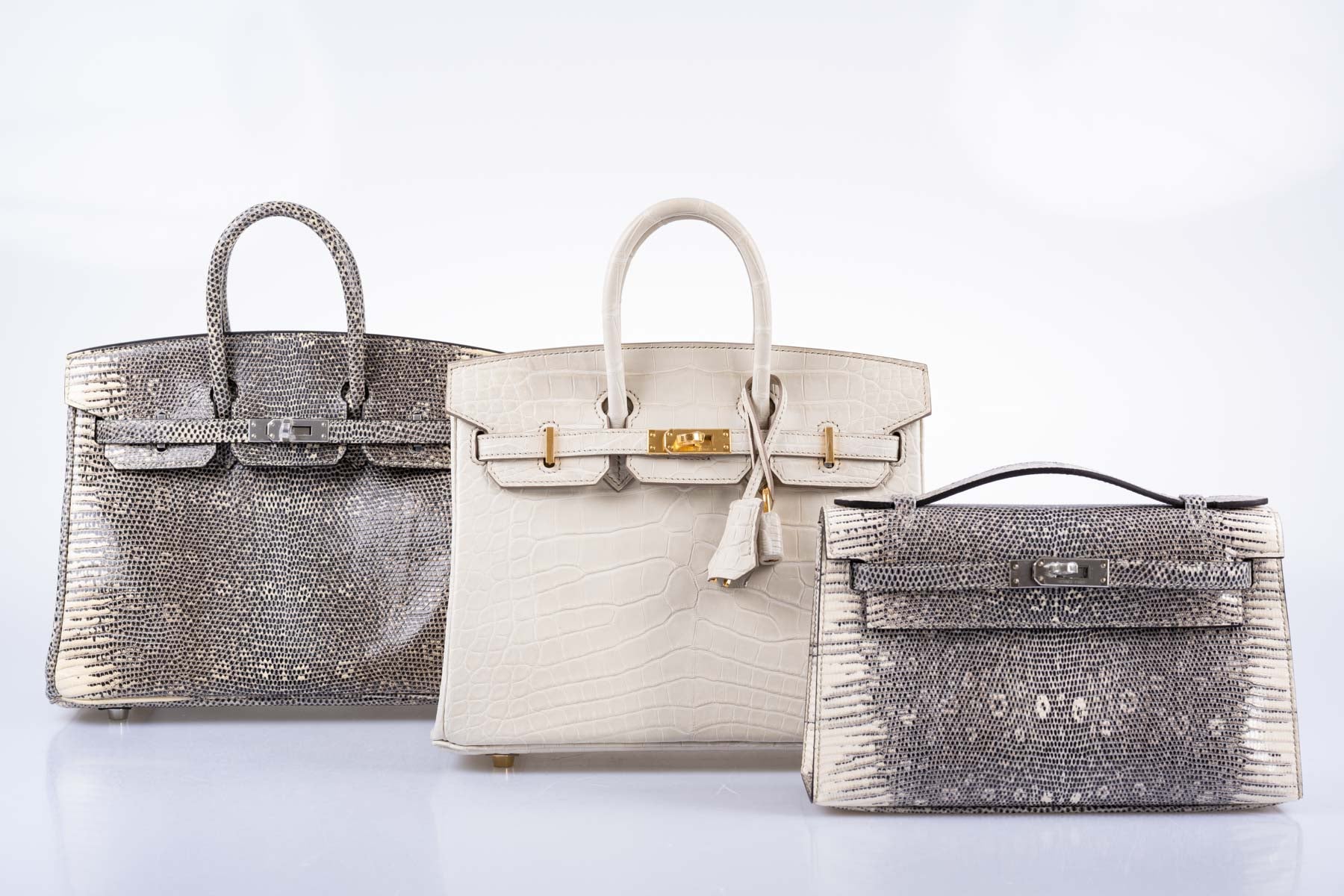 Hermès Kelly Pochette Rare Ombré Lizard Palladium Hardware、mySite、garminoutage.com