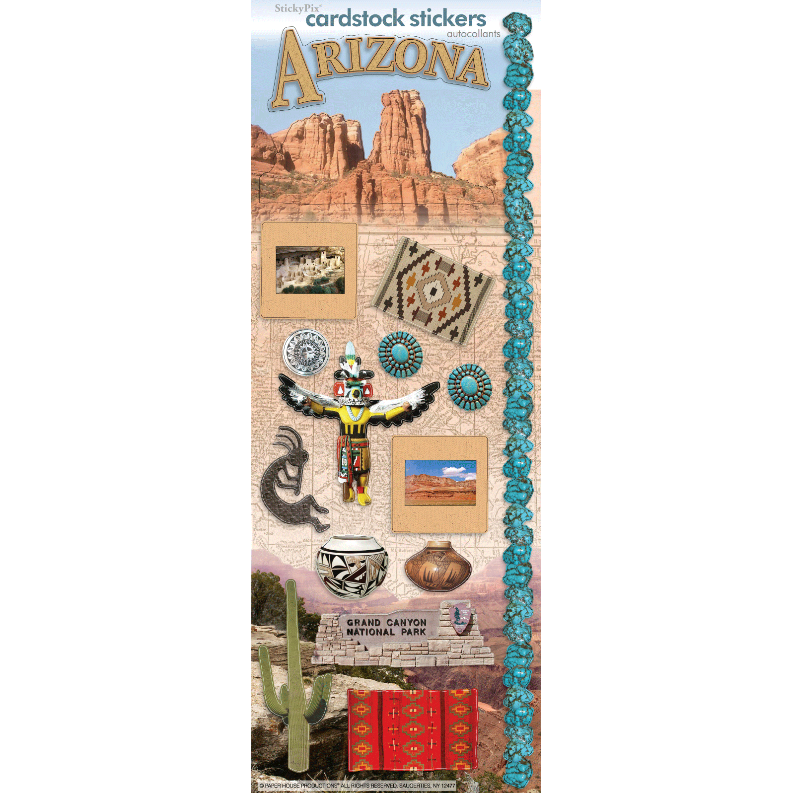  Arizona Cardstock Stickers、mySite、ghnorth