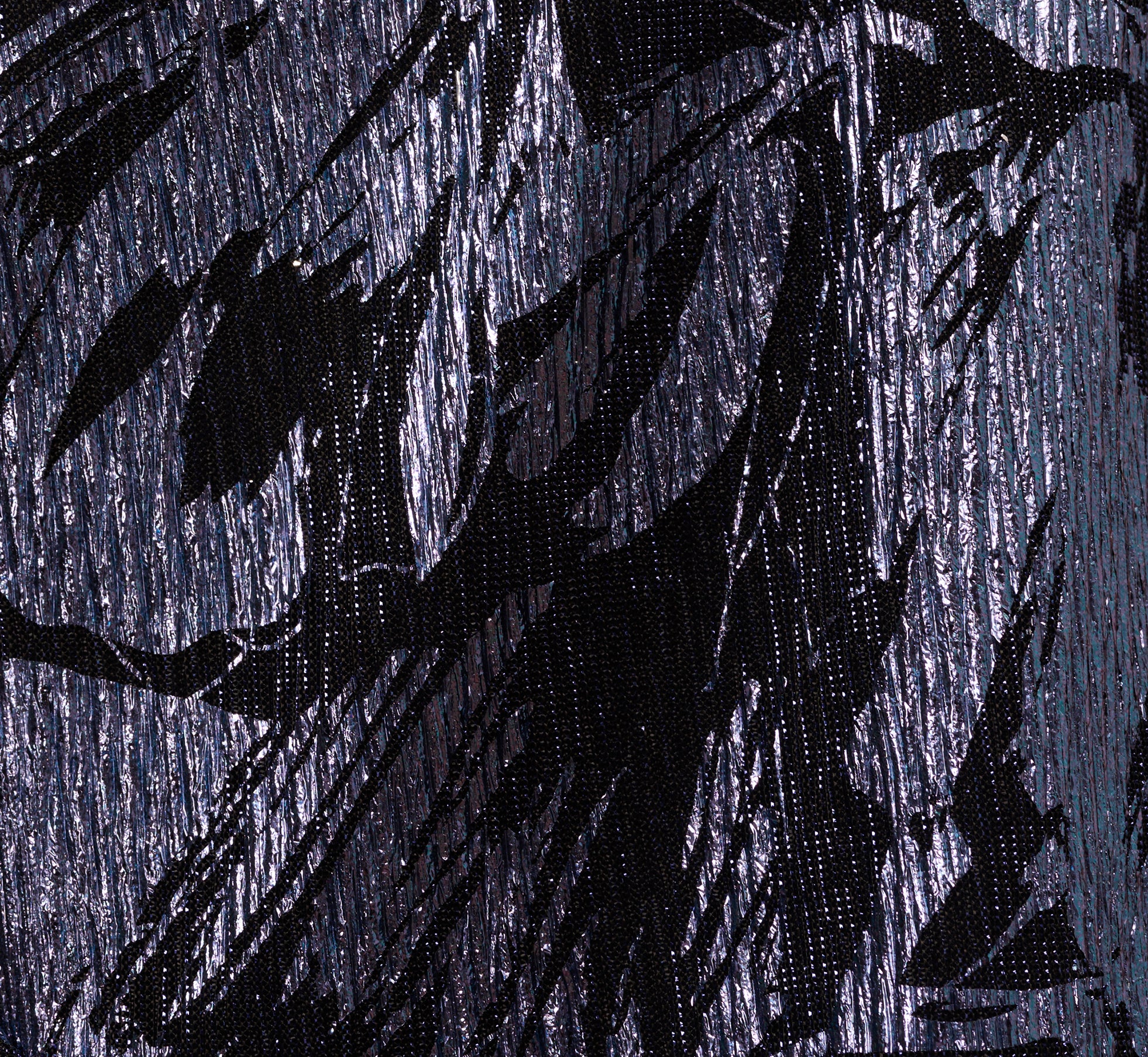 Crinkle Metallic Keyhole Halter Ruffle Gown In Navy、mySite、solidvoid