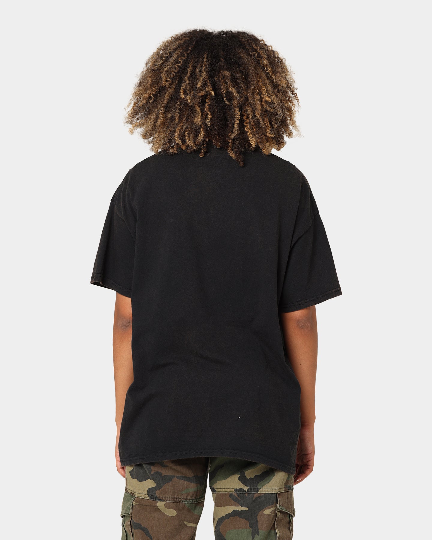 Goat Crew X Cowboy Bebop Edward Vintage T-Shirt Washed Black、mySite、zt4zffjzw