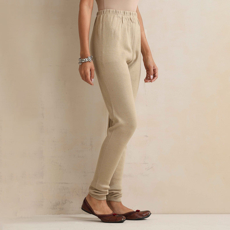 Woolen Solid Leggings For Women | Beige、mySite、camillekostekn