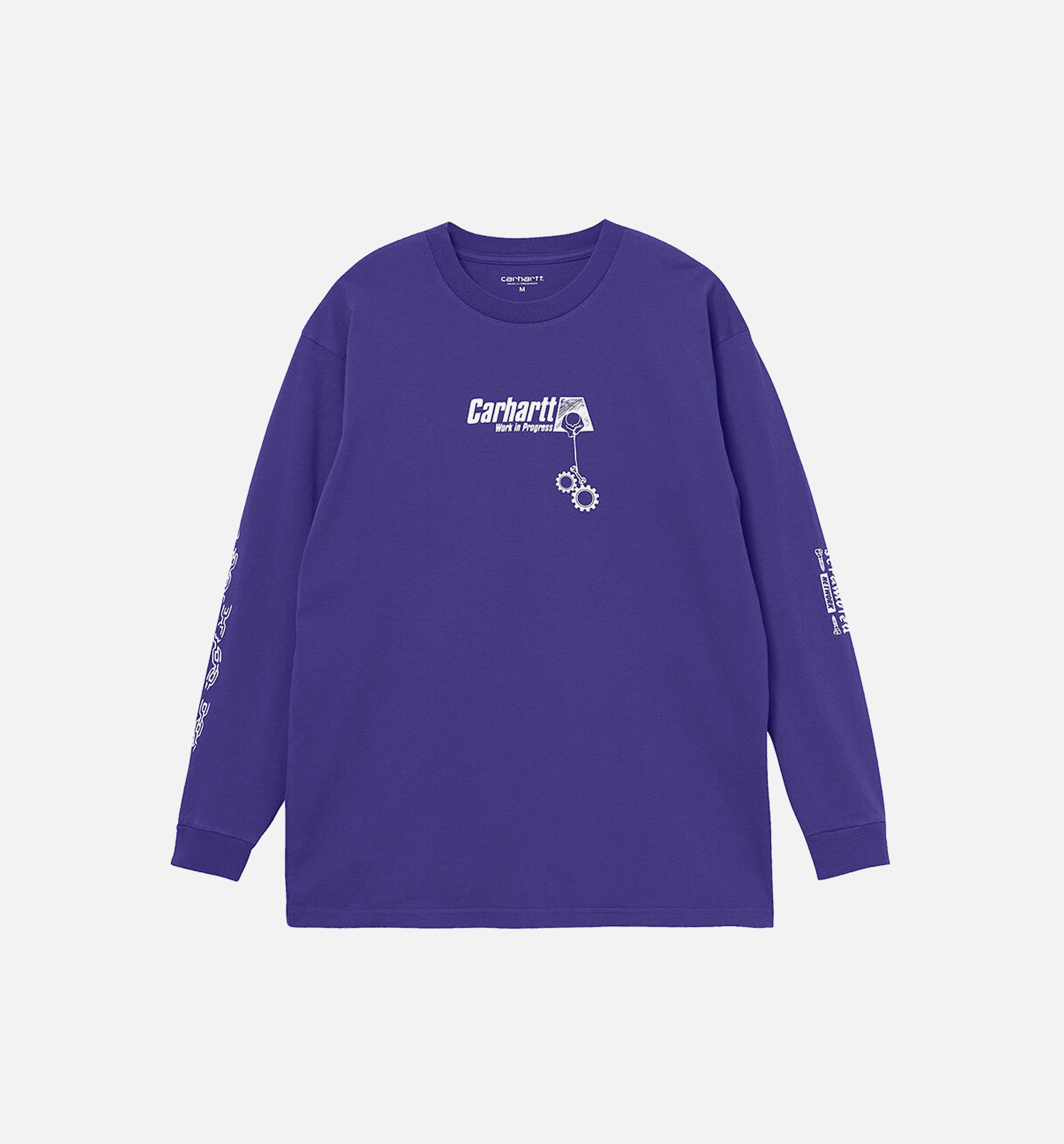 Scramble Long Sleeve Tee Mens T-Shirt - Purple、mySite、i-lightchina