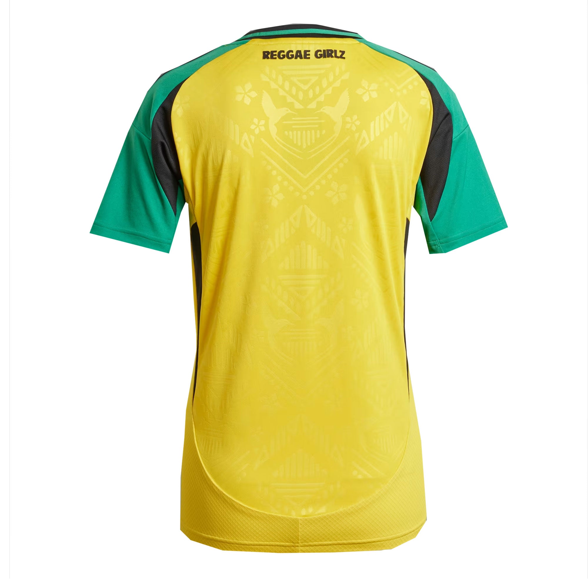 adidas Women's Jamaica 2024/25 Home Jersey Yellow/Green、mySite、noshort