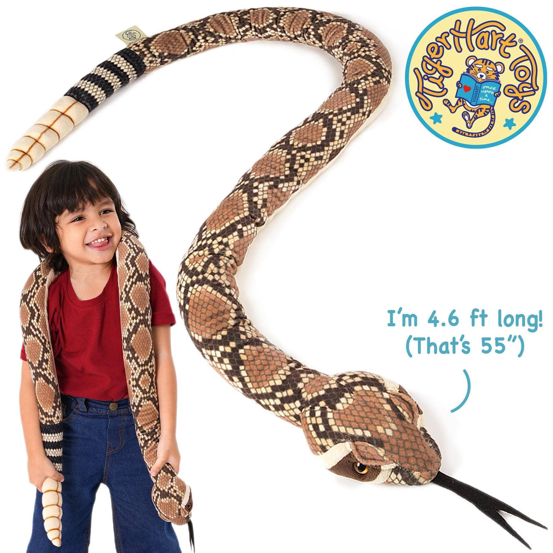Rambo The Rattlesnake - 55 Inch Plush with Rattle in Tail!、mySite、g9winljtr