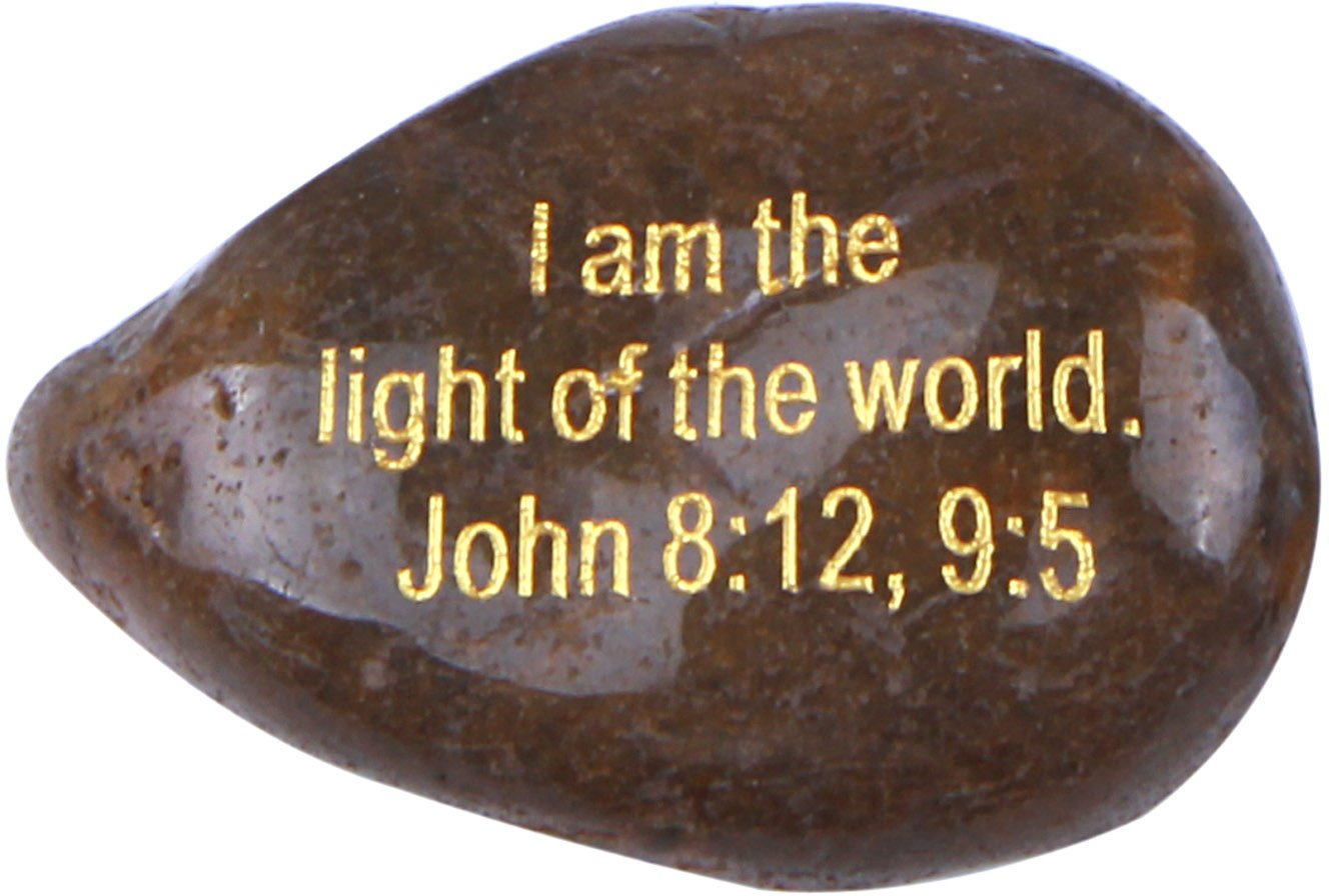 The Seven I AM Statements in John Engraved in Gold on River Stones from The Holy Land、mySite、topwebapps
