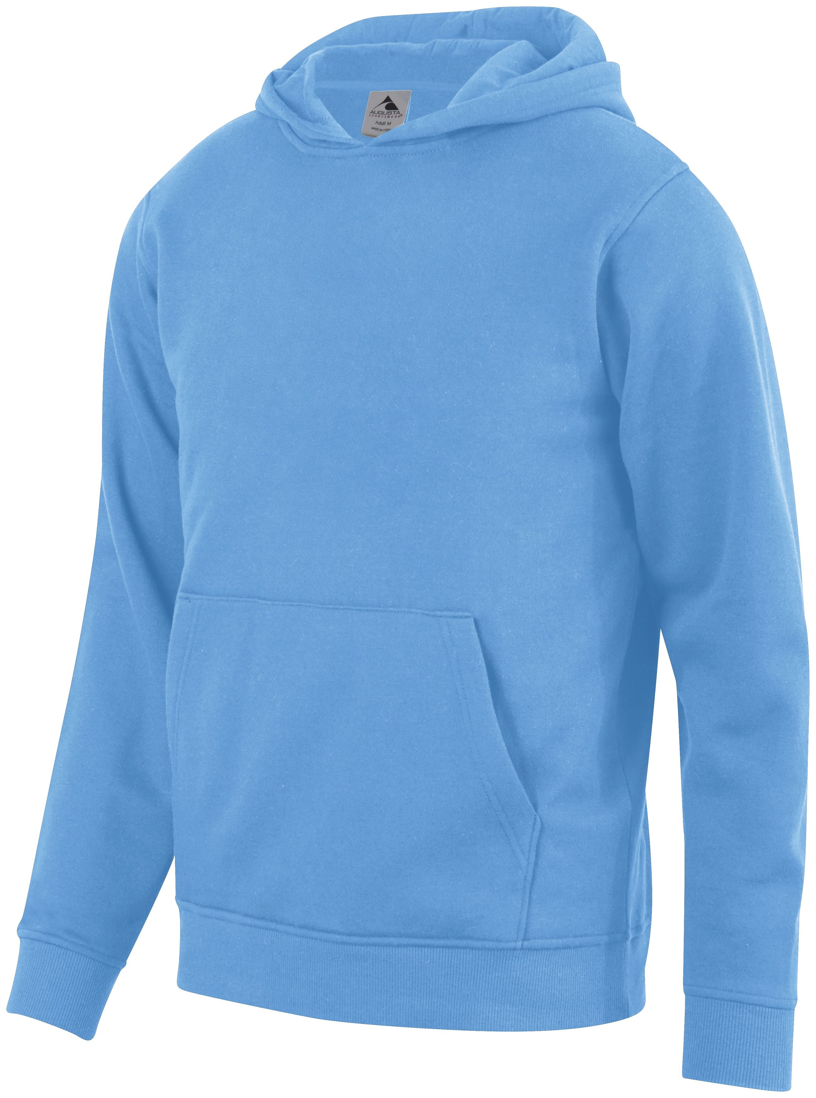 Augusta Youth 60/40 Fleece Hoody - Columbia Blue、mySite、noshort