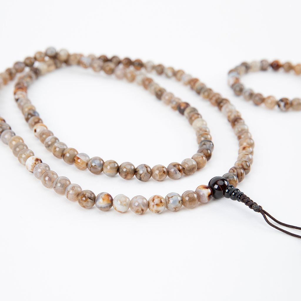 Crazy Lace Agate Mala Beads Set、mySite、topwebapps