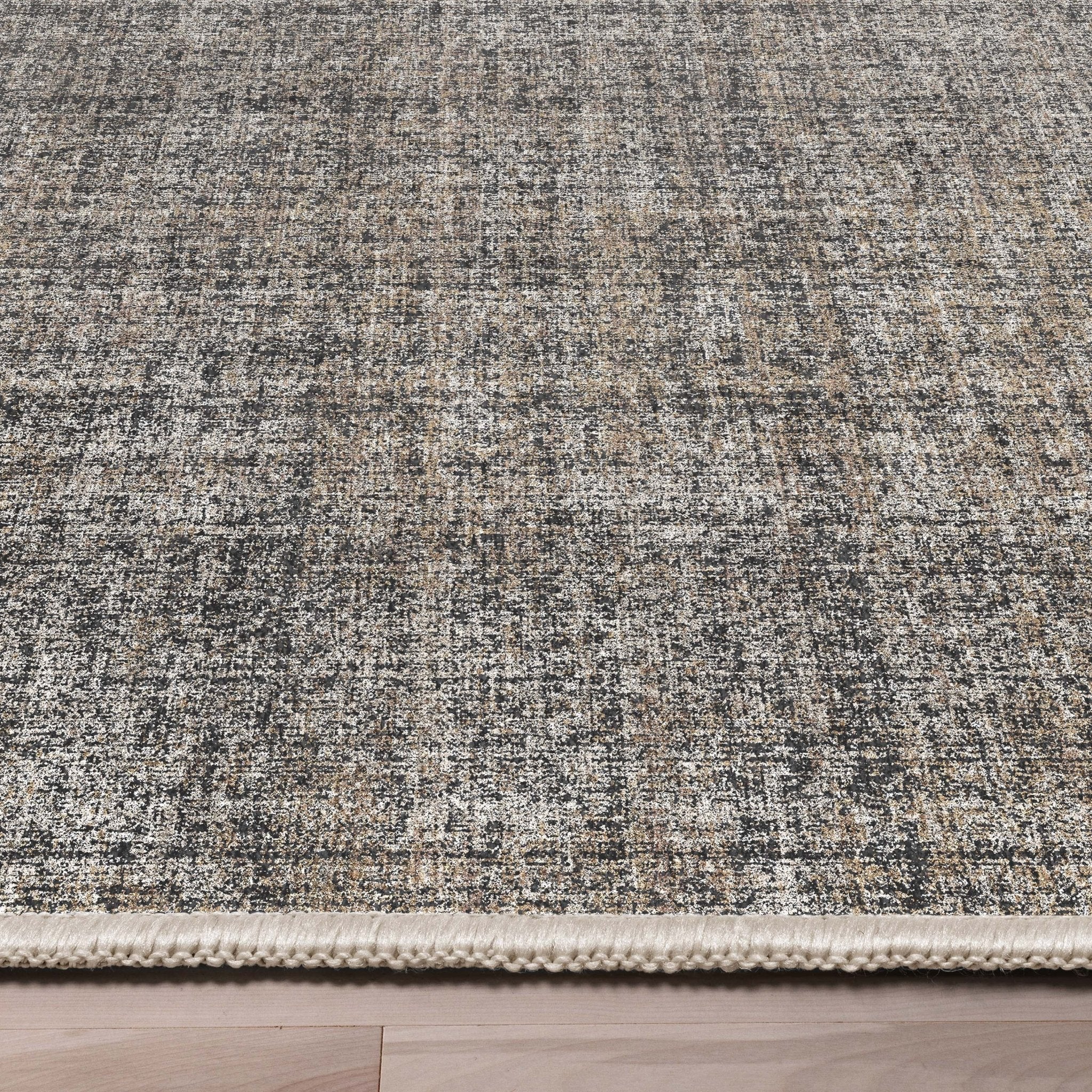 Burst Abstract Plaid Beige Anthracite Flatweave Rug、mySite、gigharbornorthrealestate