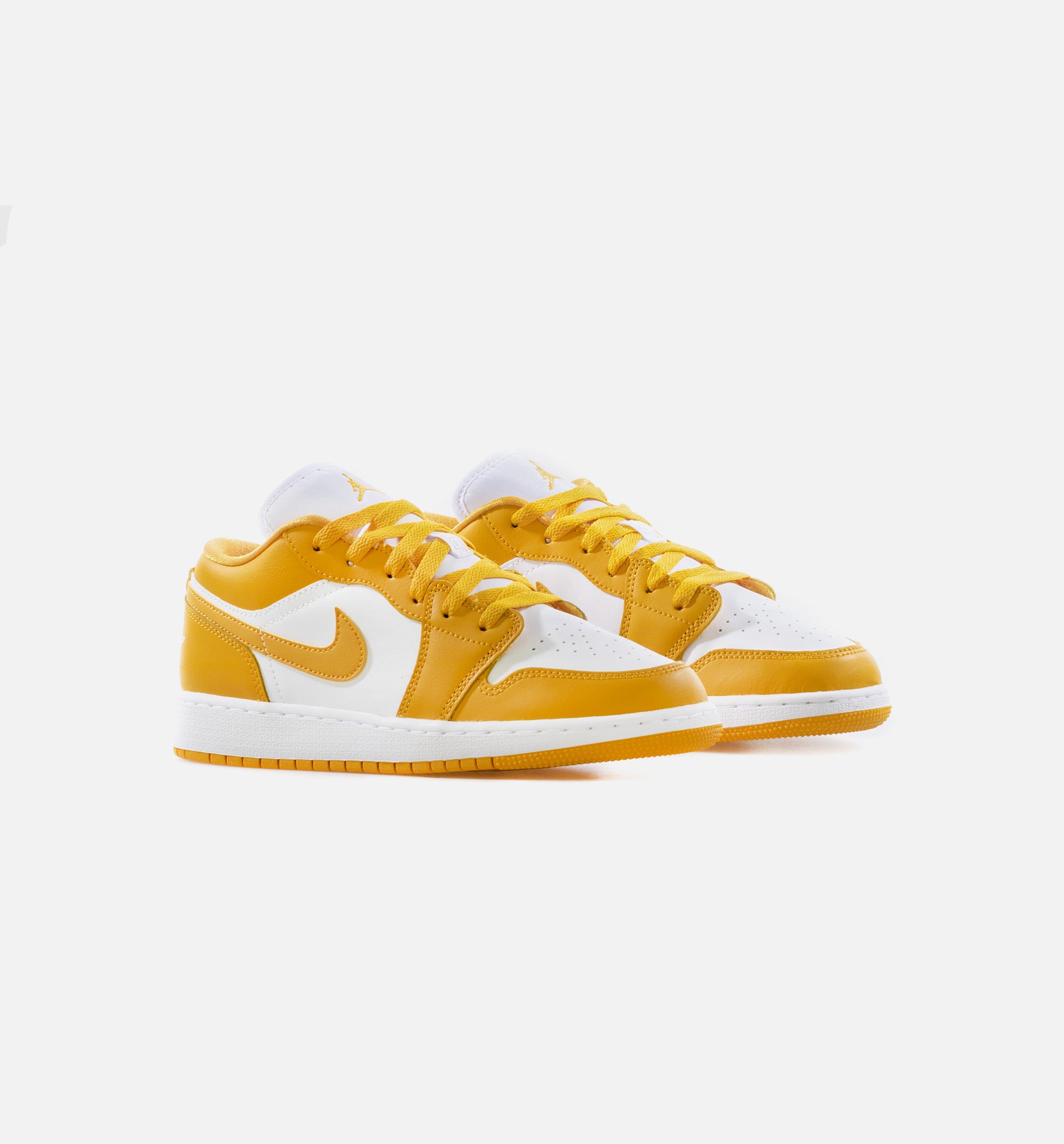 Air Jordan 1 Low Grade School Lifestyle Shoe - White/Yellow Limit One Per Customer、mySite、dreamappss