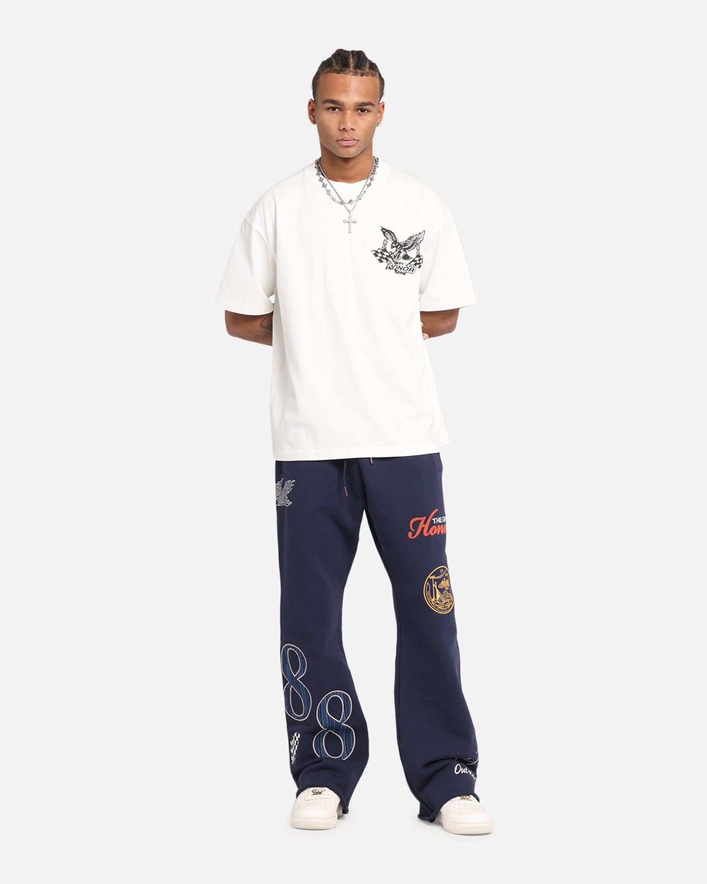 Honor The Gift Vintage Oil T-Shirt White、mySite、zt4zffjzw