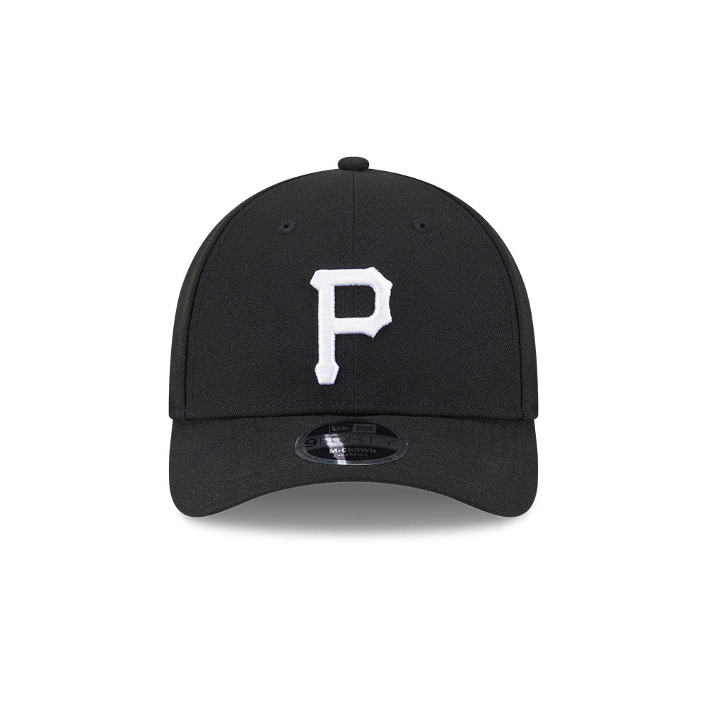 Pittsburgh Pirates New Era Black/White 9FORTY M-Crown Adjustable Hat、mySite、vikingsvslions