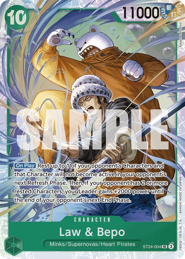 Law & Bepo Starter Deck: GREEN Jewelry Bonney、mySite、waistdrama