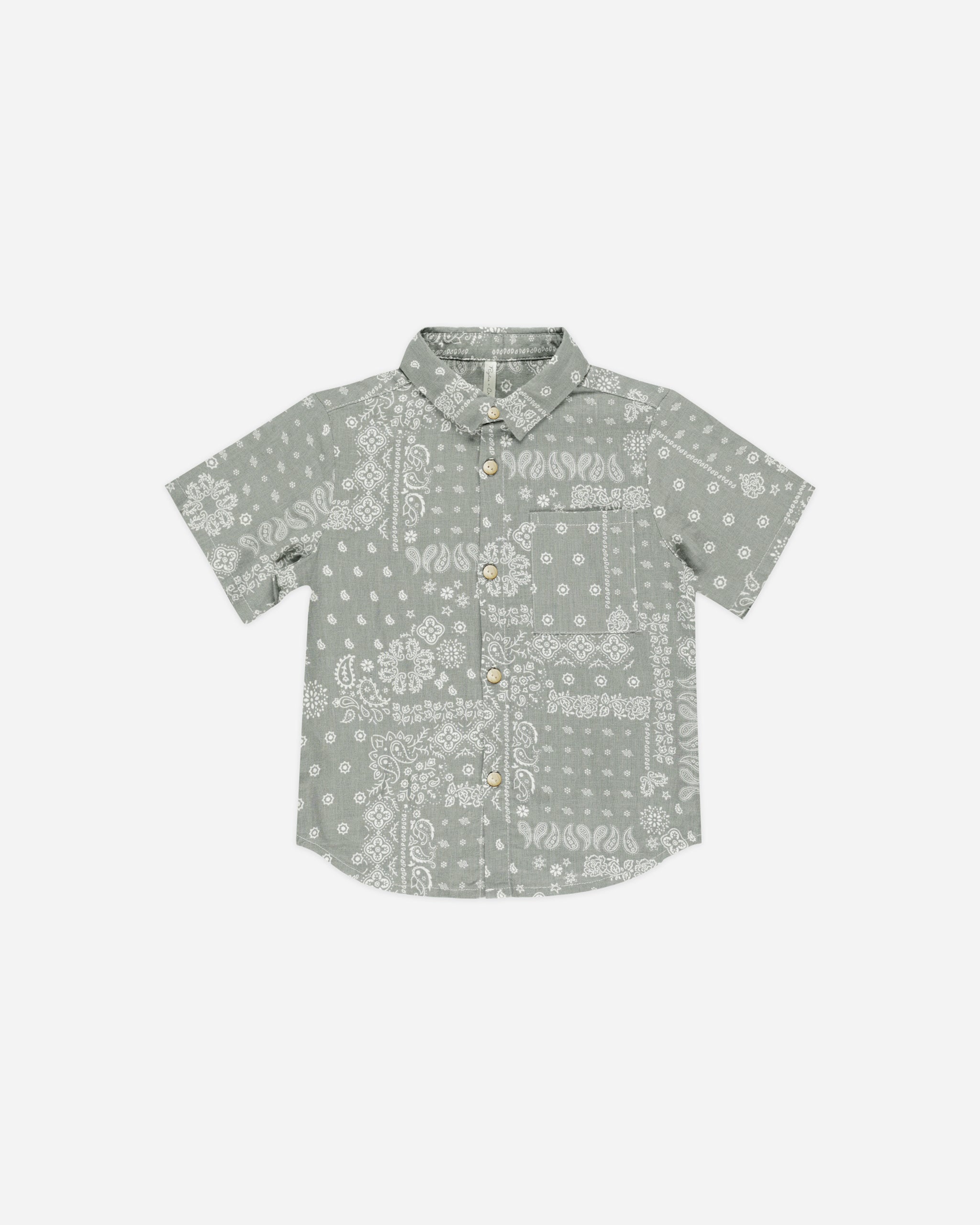  Collared Short Sleeve Shirt || Laurel Bandana、mySite、layawaytickets