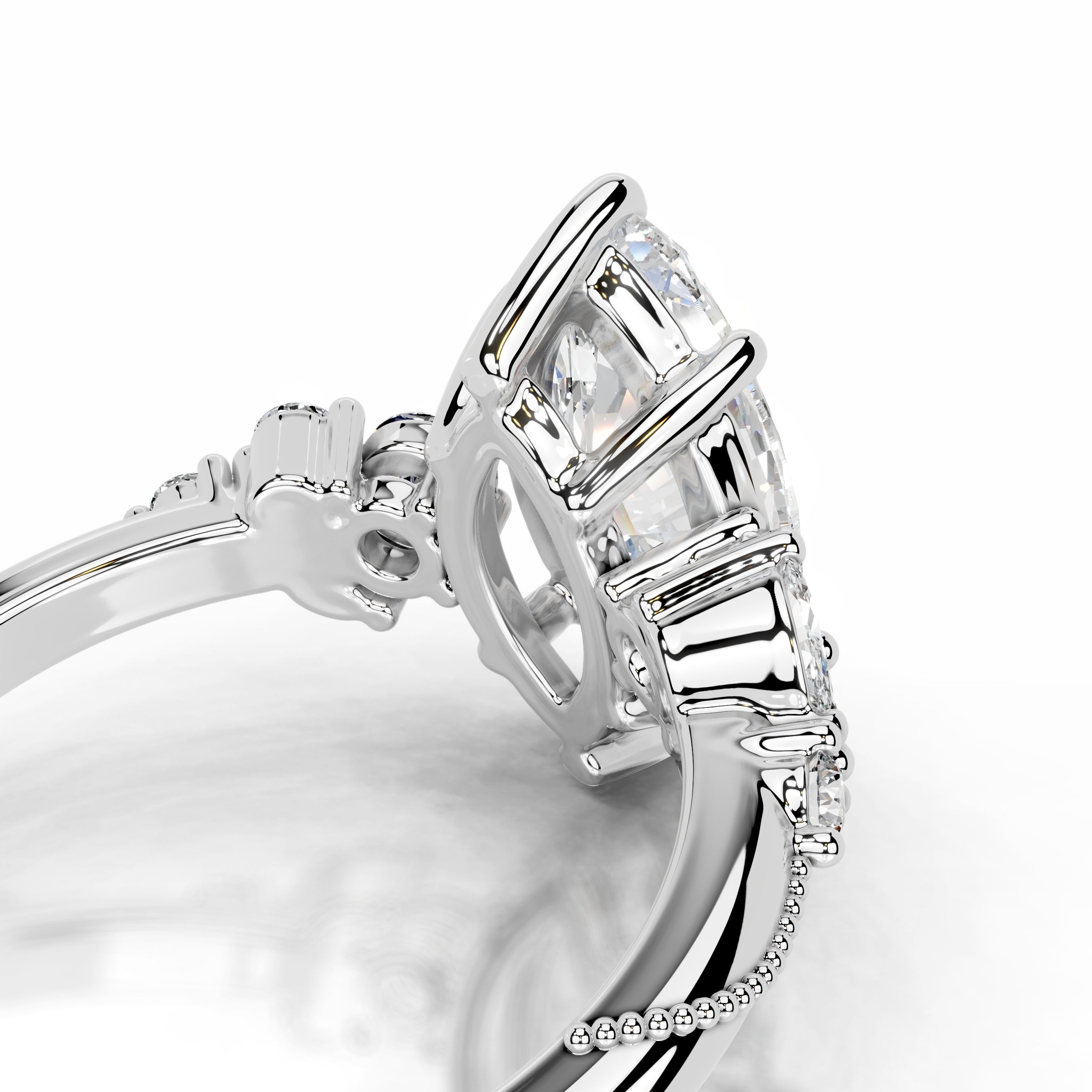 Eduarda Diamond Engagement Ring - Platinum、mySite、hinf8tx79