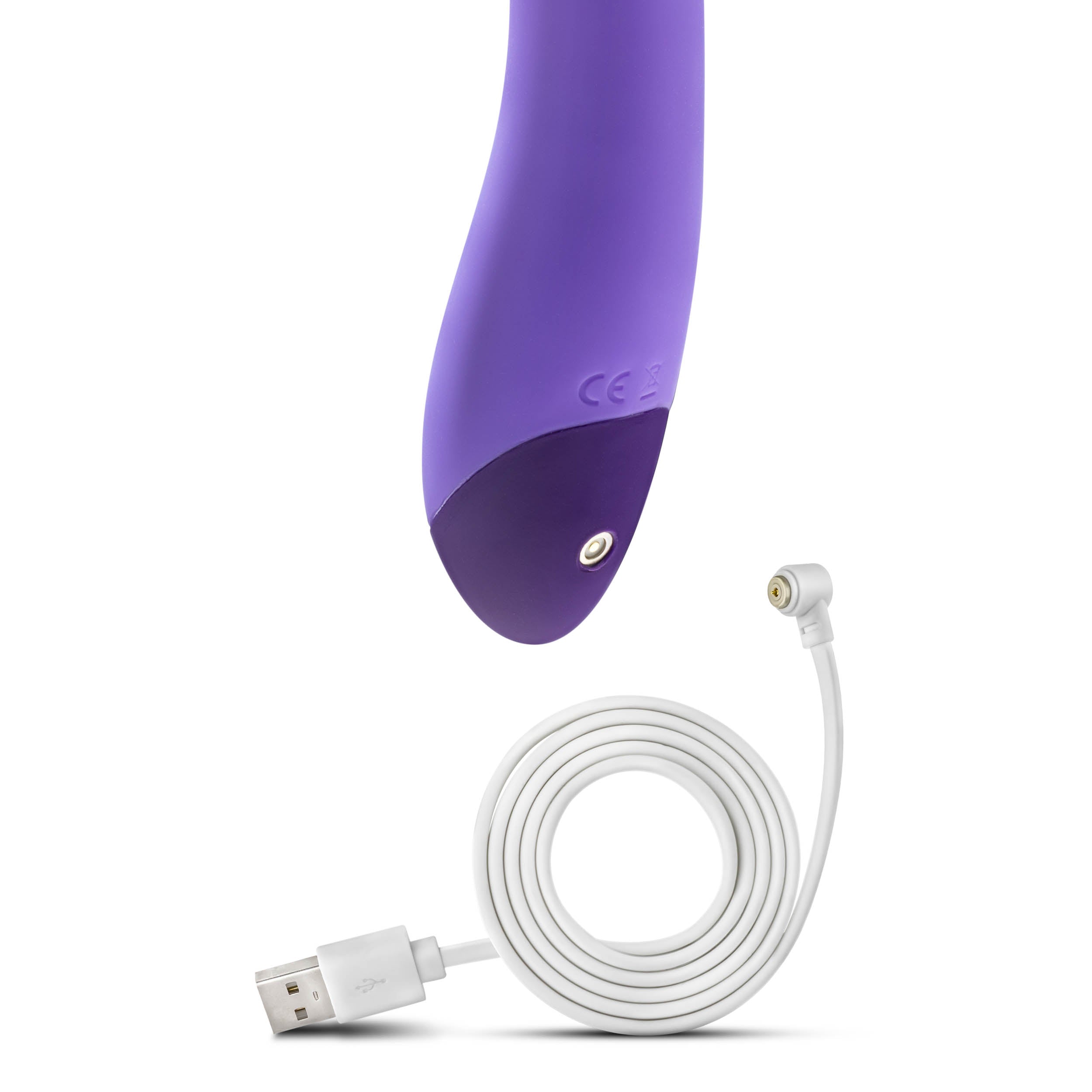 Wellness By Blush™ | G Ball G-Spot Purple UltraSilk® Vibrator - Made with Puria™ Silicone、mySite、bottomscart
