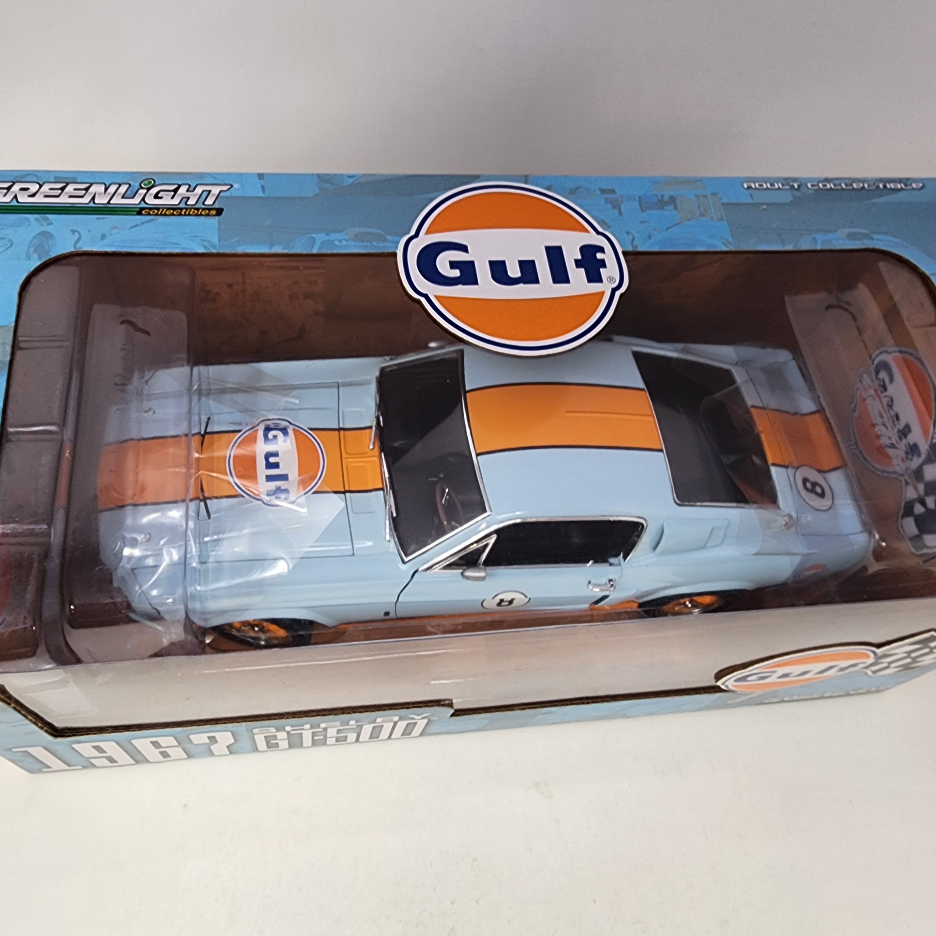 1967 Shelby GT-500 Gulf Racing * 1/18 Scale Greenlight、mySite、hgirdovlk