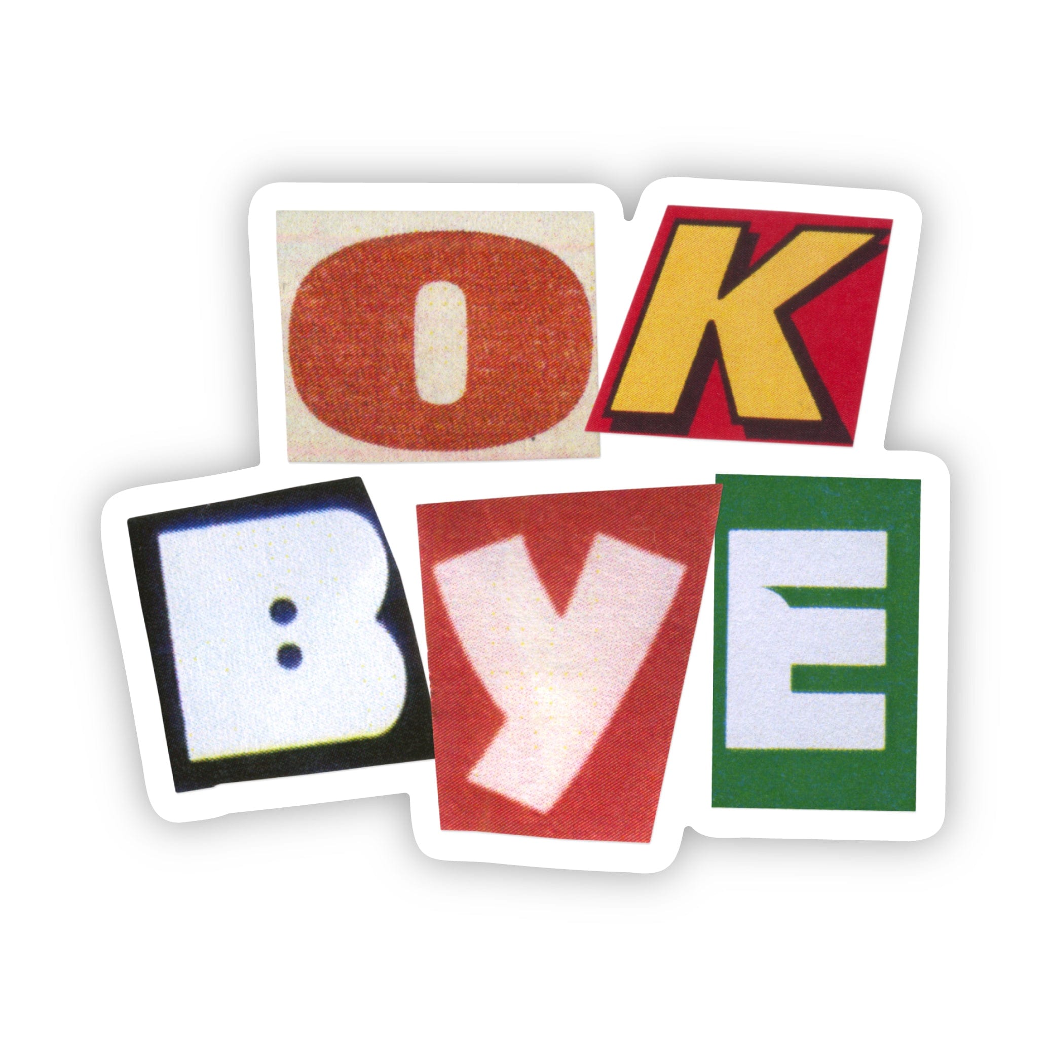  OK BYE funny sticker、mySite、ghnorth