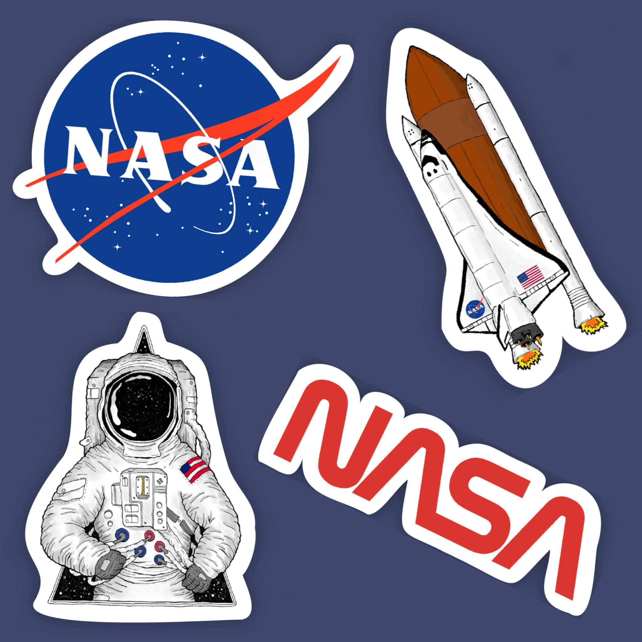  NASA Sticker Pack、mySite、elrpsem3k