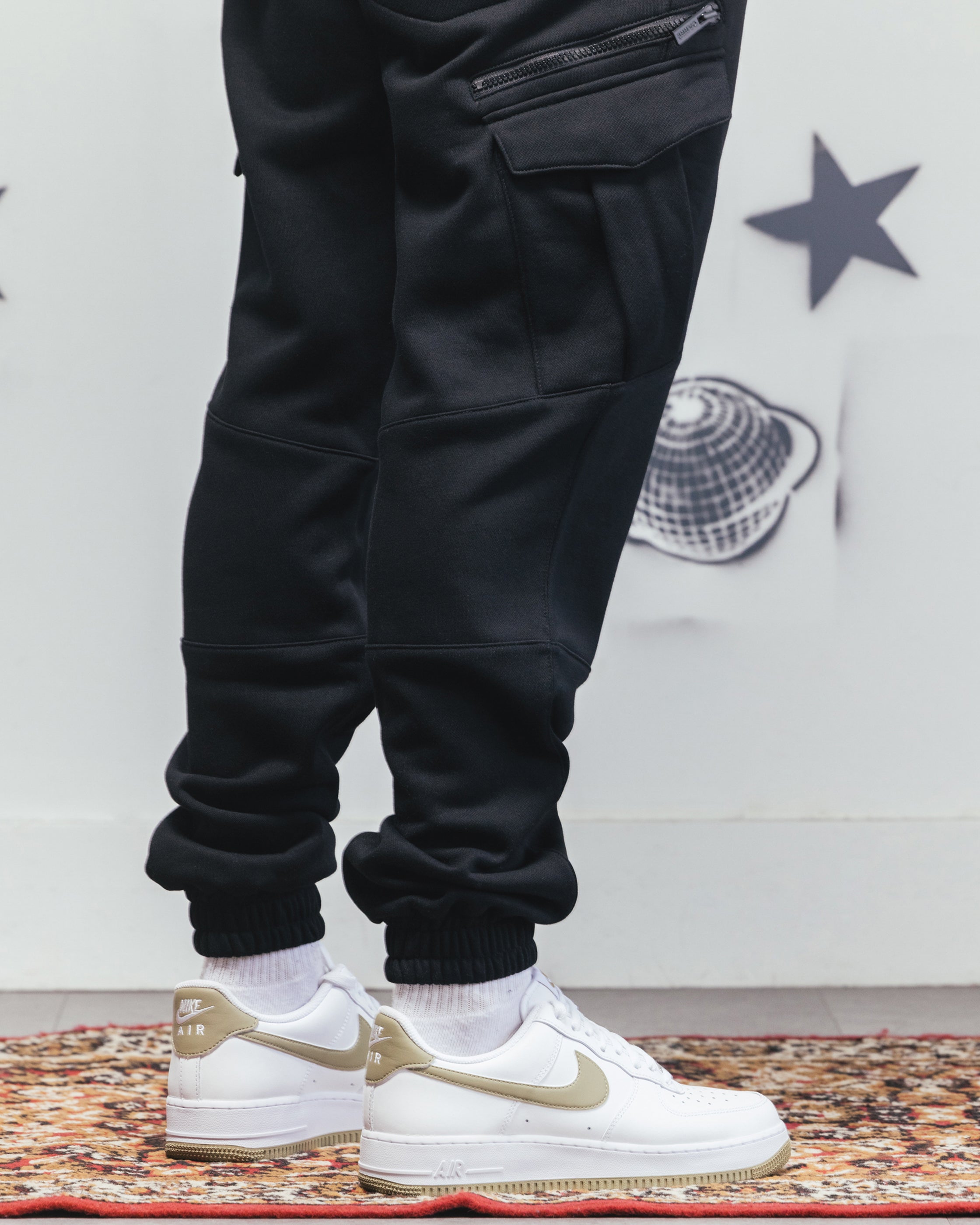 Carre Fleece XL Evolution Jogger Black、mySite、zt4zffjzw