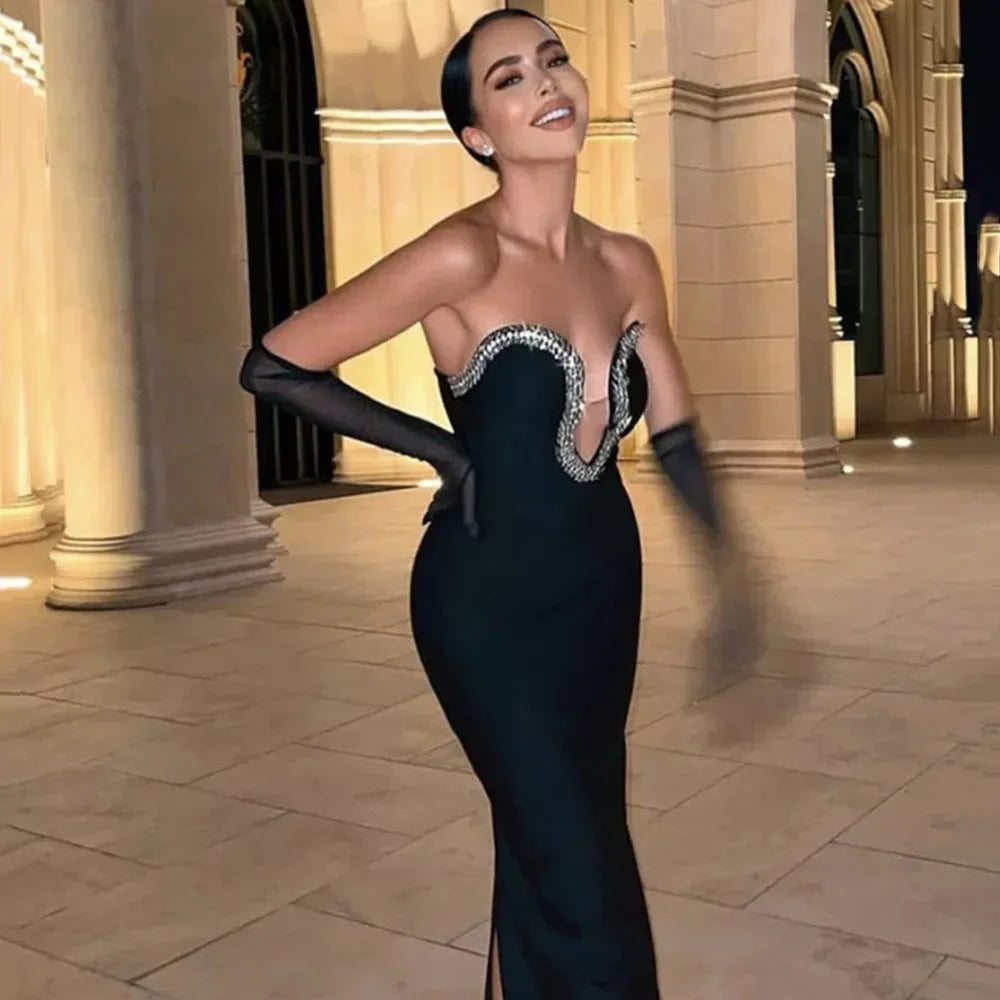  Saige Crystal Dress (Black)、mySite、merchandisen