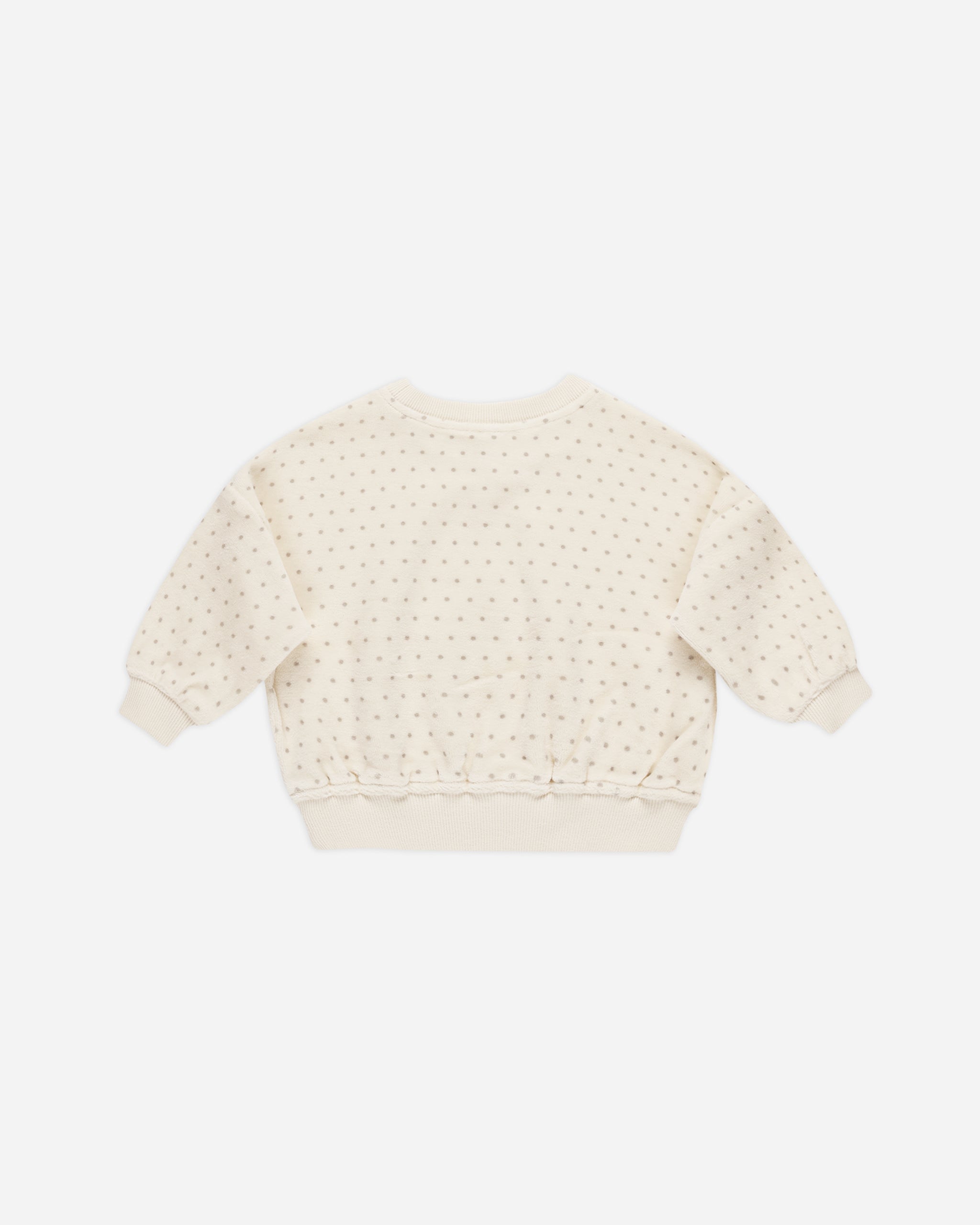  Velour Relaxed Sweatshirt || Polka Dot、mySite、layawaytickets