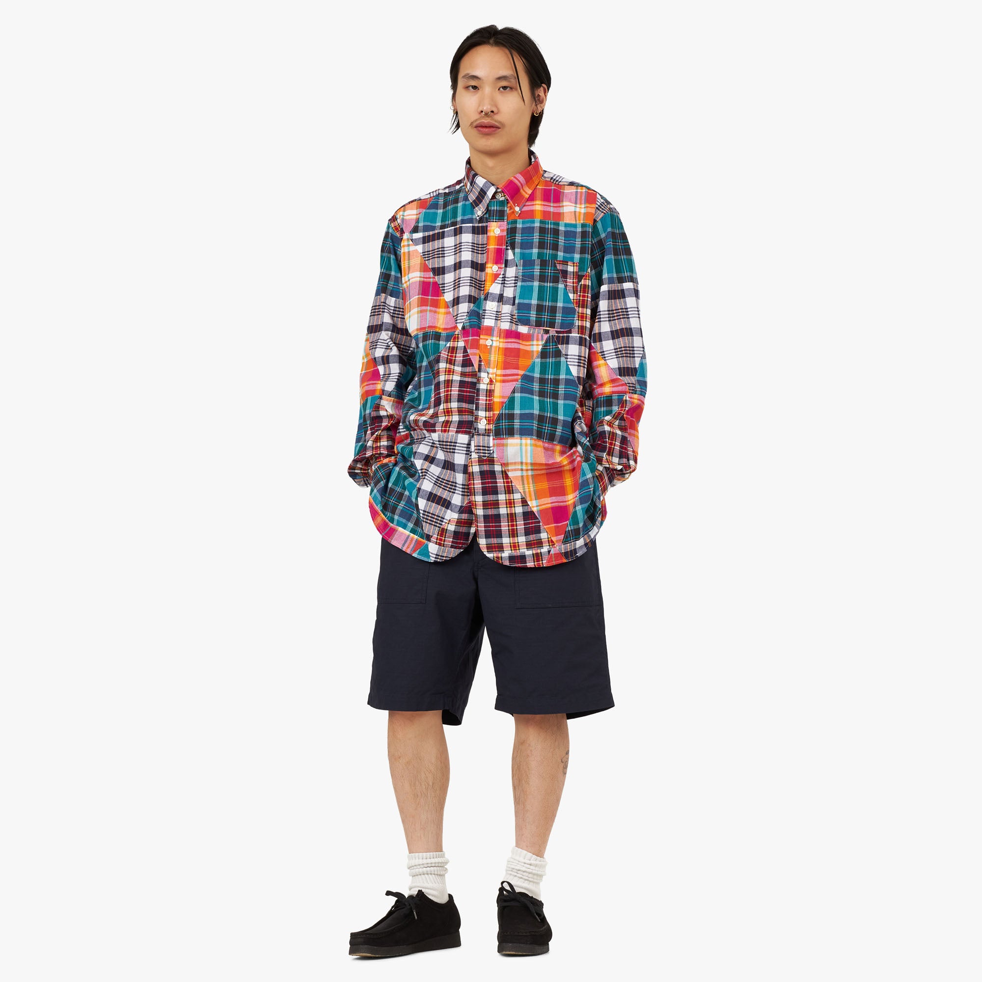  Engineered Garments 19 Century BD Shirt / Patchwork Madras、mySite、merchandisen