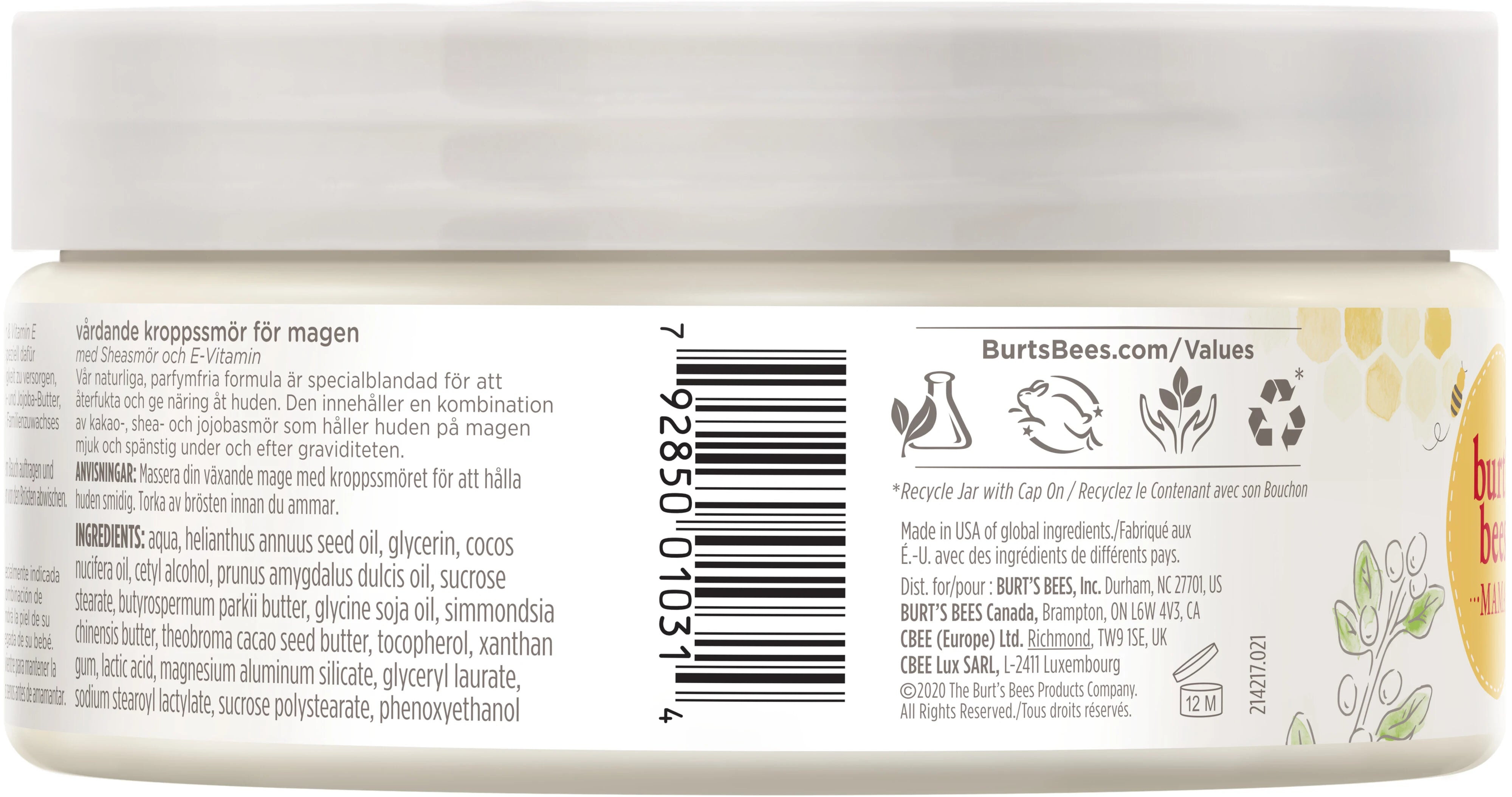 Mama Bee Belly Butter、mySite、g9winljtr